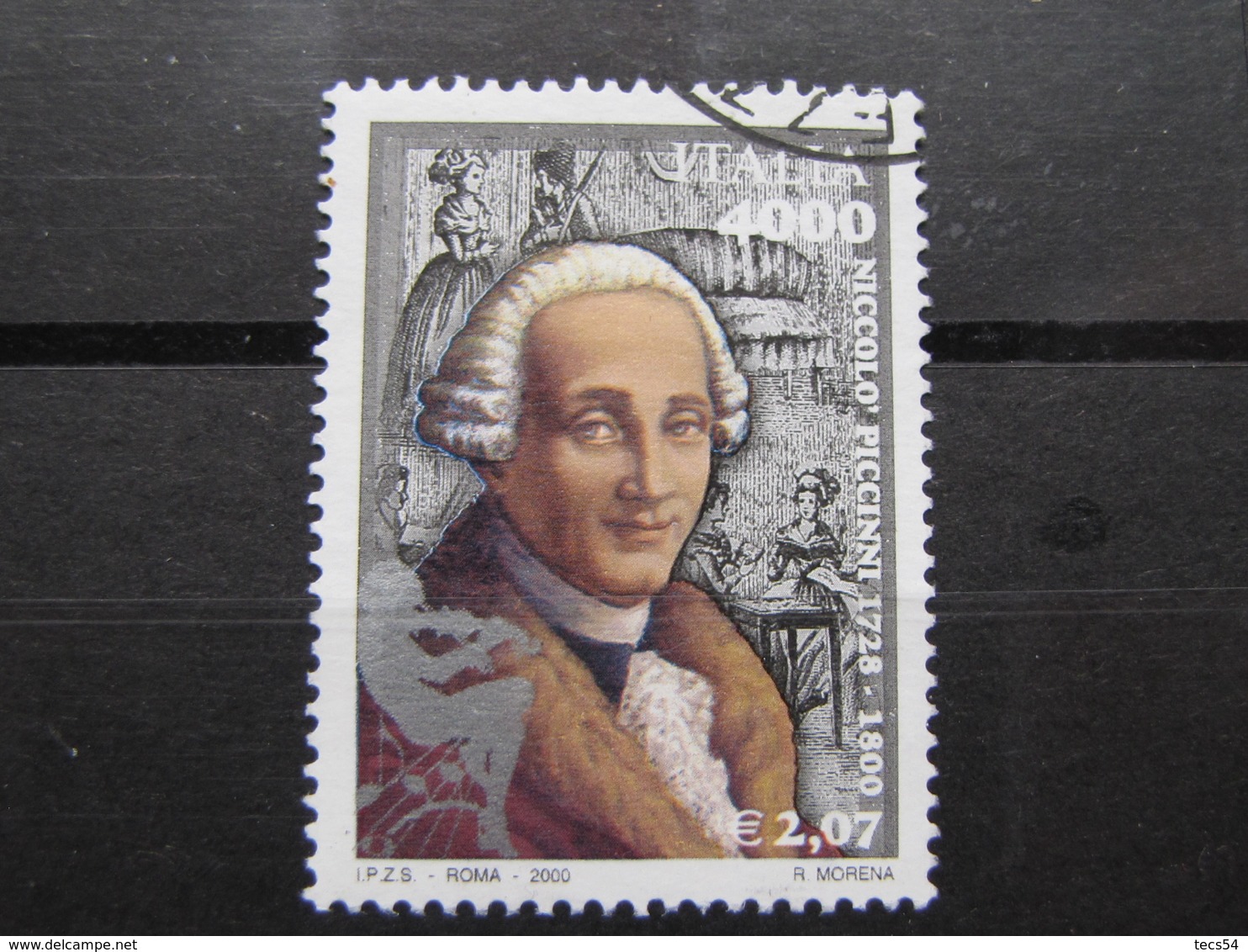 *ITALIA* USATI 2000 - BICENT NICCOLO' PICCINNI - SASSONE 2478- LUSSO/FIOR DI STAMPA - 1991-00: Used