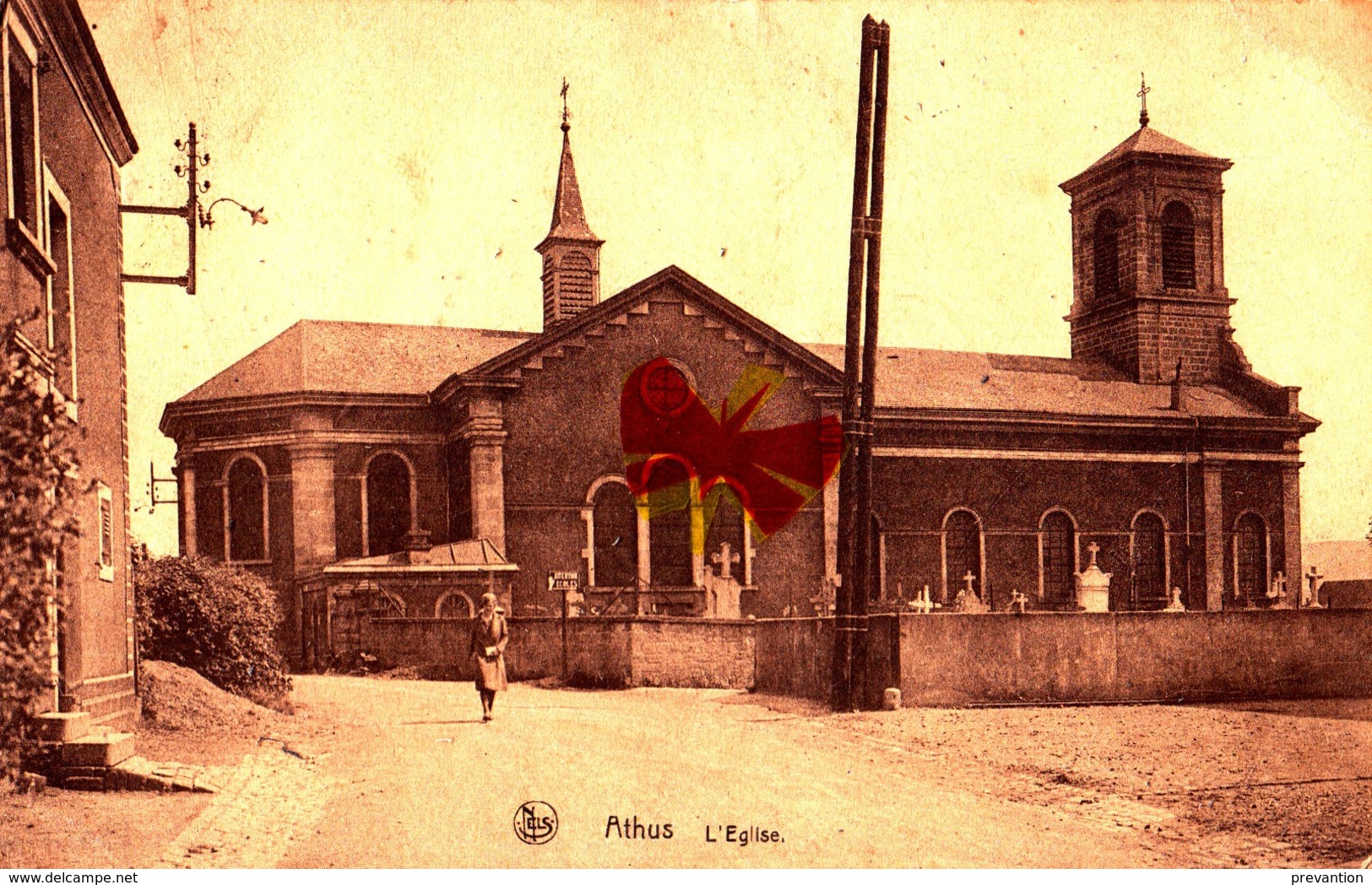 ATHUS - L'Eglise - (avec Cimetiére) - Aubange