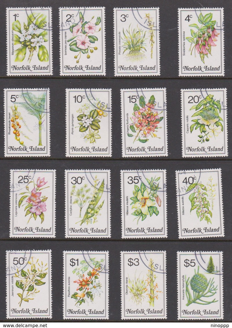 Norfolk Island ASC 316-331 1984 Flowers, Used - Norfolkinsel
