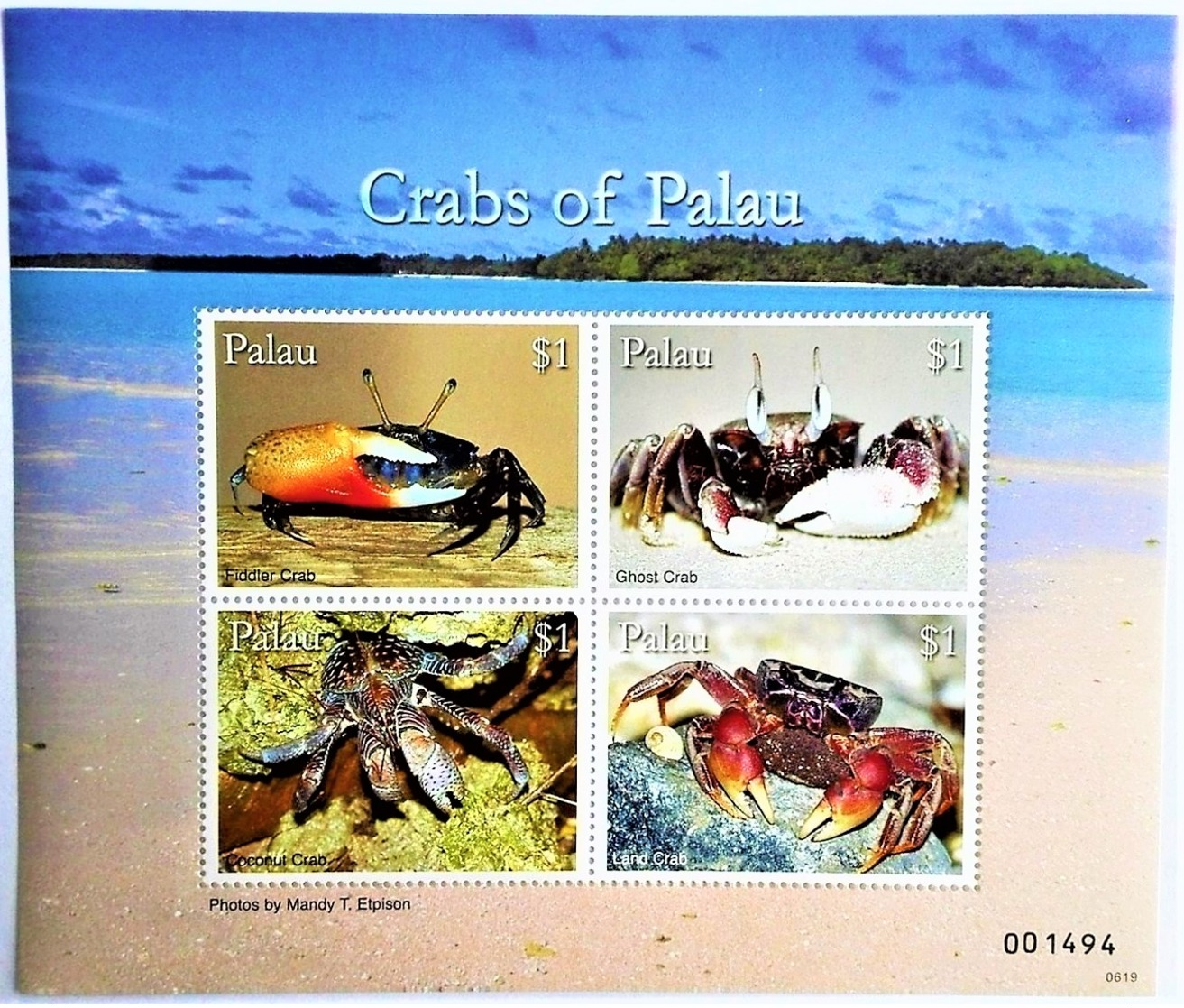 # Palau 2006**Mi.2654-57. Crabs , MNH [15;42] - Marine Life