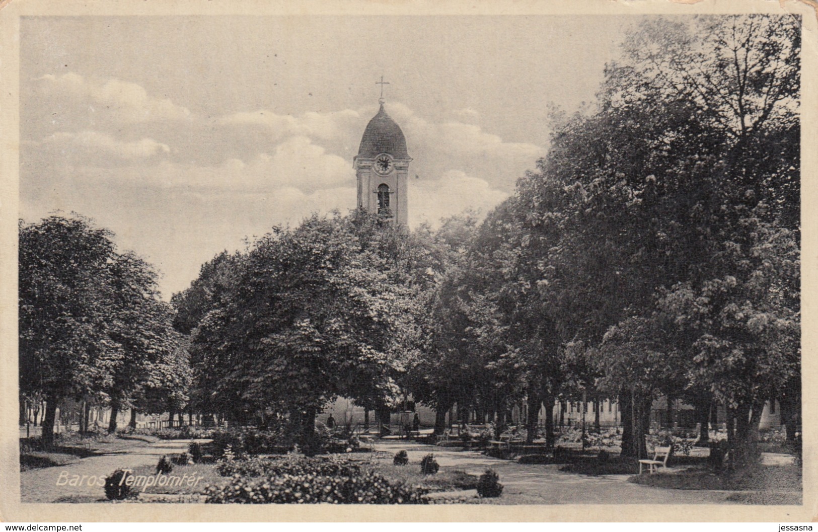 AK - Ungarn - Templom Ter Baros- 1919 - Ungarn
