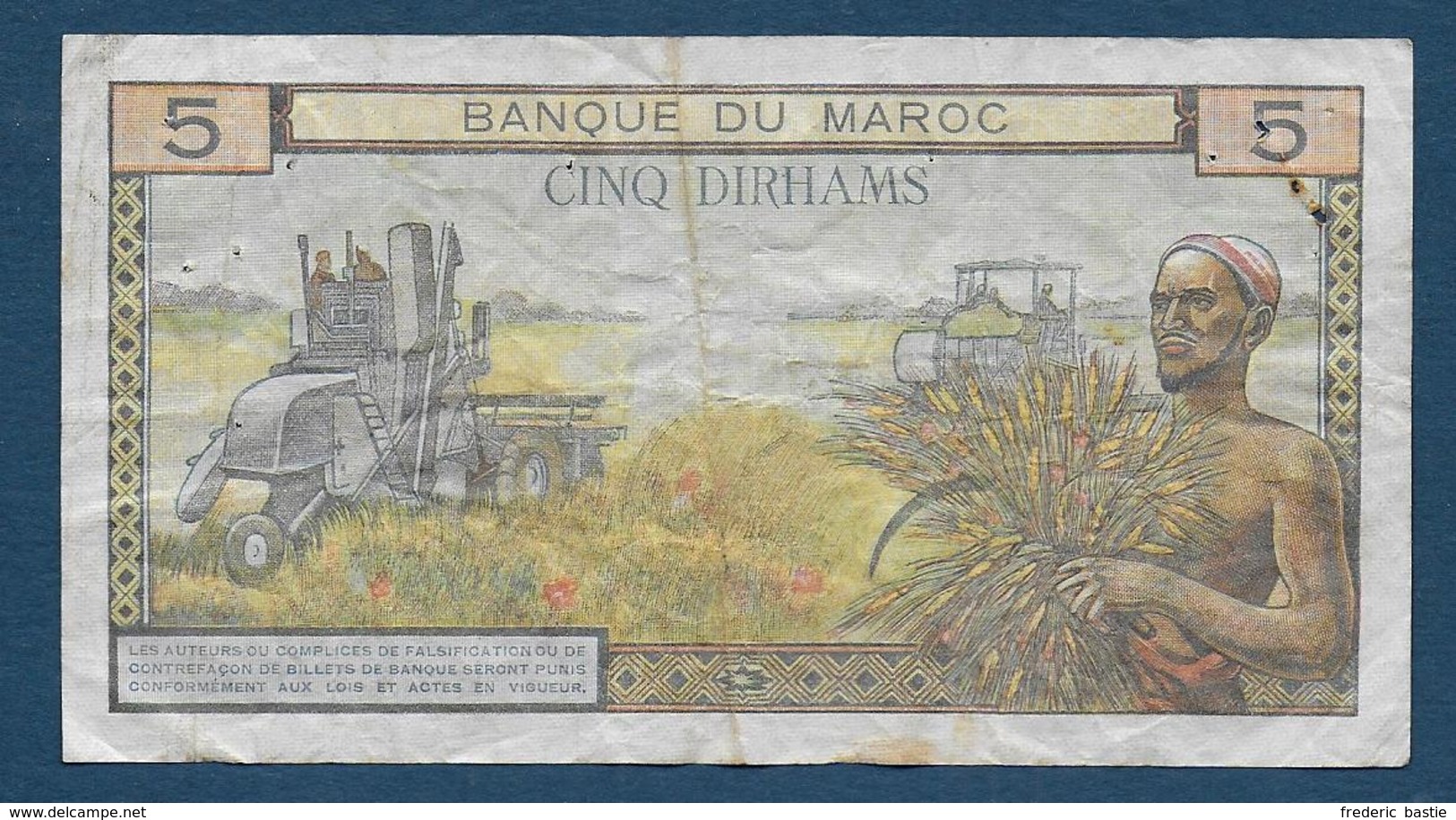 Maroc - Billet De 5 Dirhams - Maroc