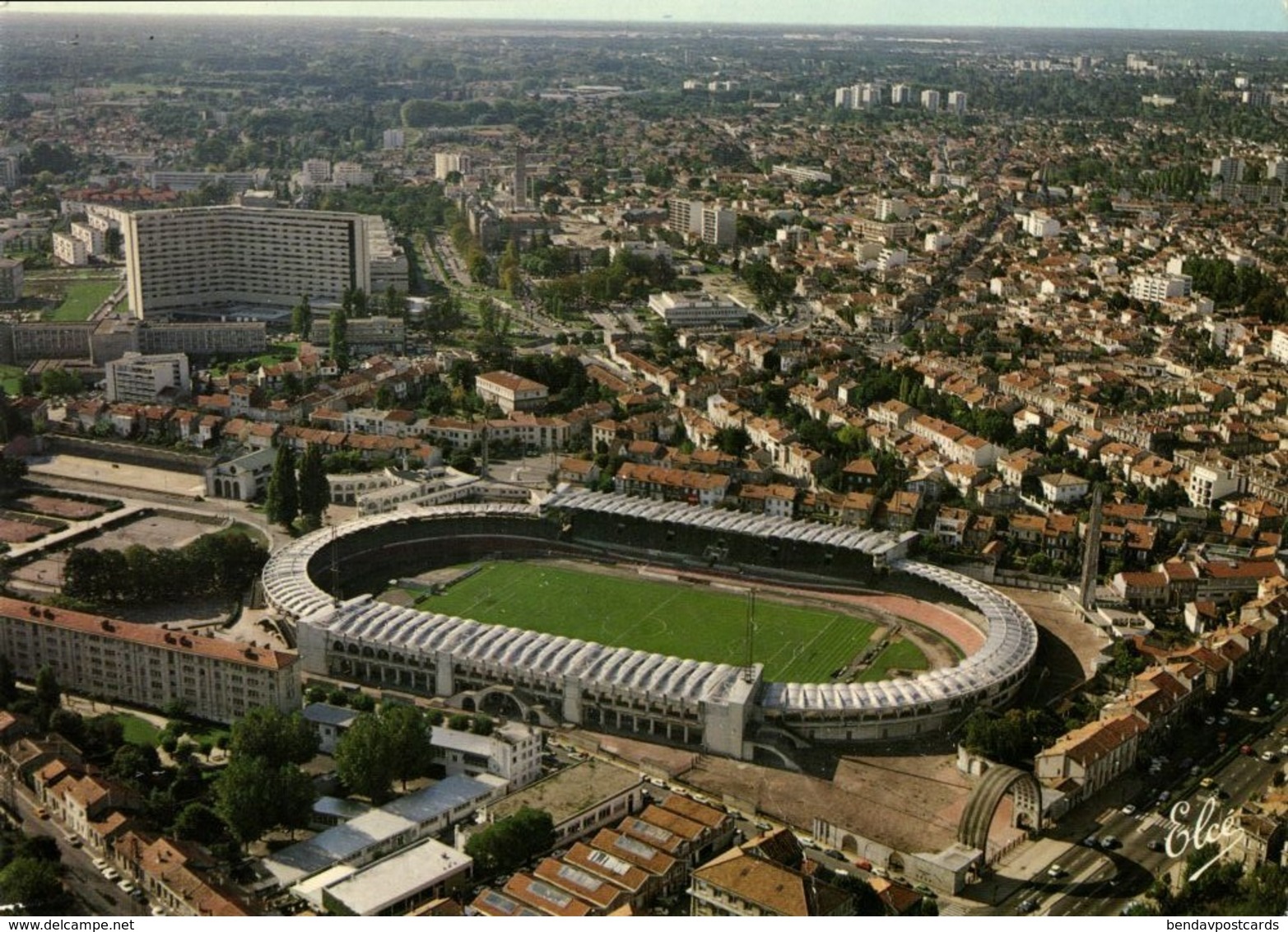 France, BORDEAUX, Stade Municipal (1983) Stadium Postcard - Voetbal