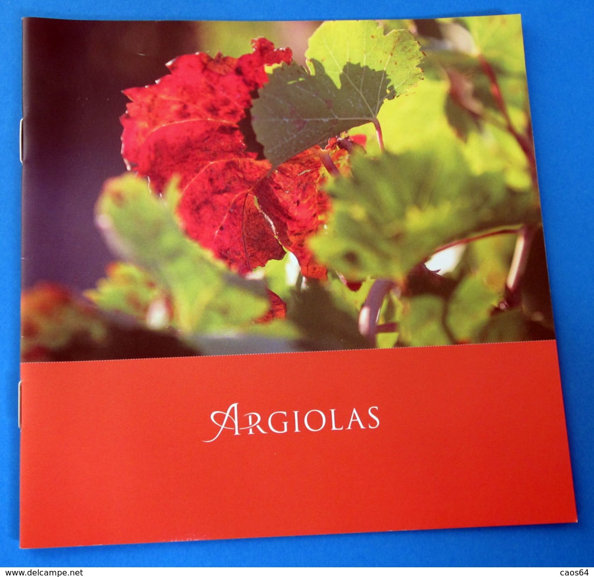 ARGIOLAS VINI CATALOGO - Albums & Katalogus