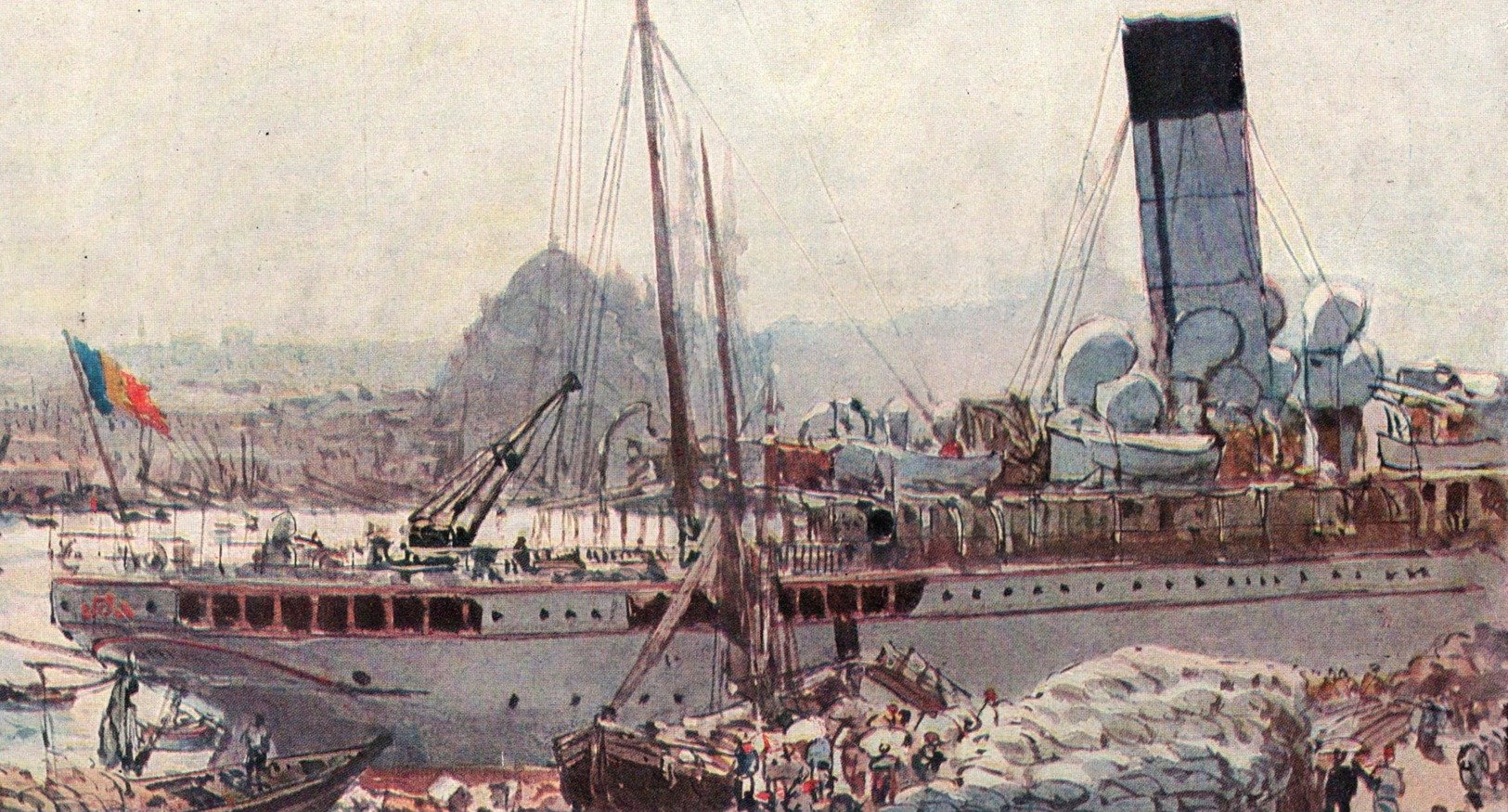 Gravur 1907 Blick Vom Galata Auf Istanbul - Eckenbrecher Stambul - Konstantinopel - Estampes & Gravures