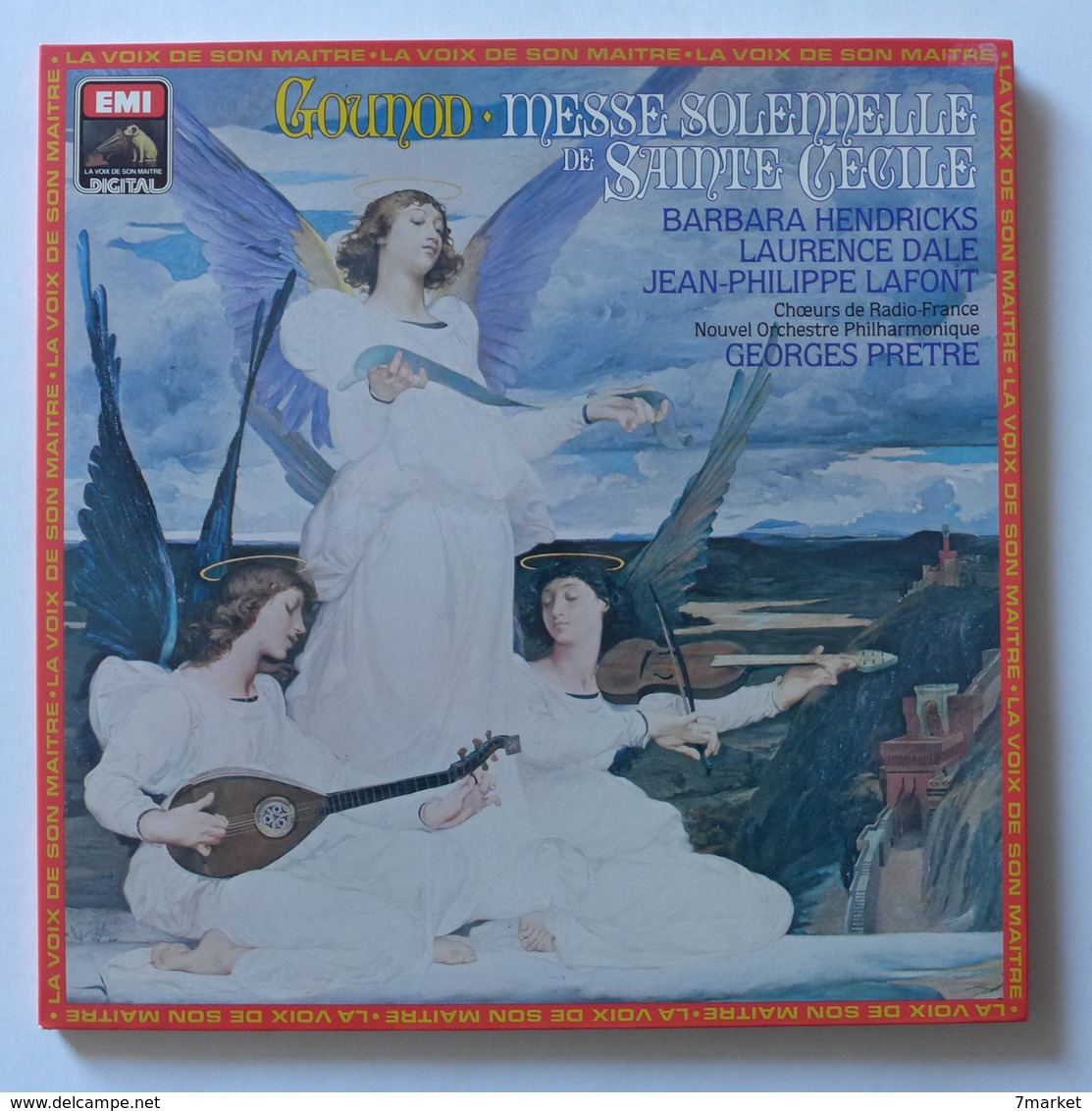 LP/ George Prêtre, Barbara Hendricks, Laurence Dale, Jean-Philippe Lafont - Gounod - Messe Solennelle De Sainte Cécile - Classique