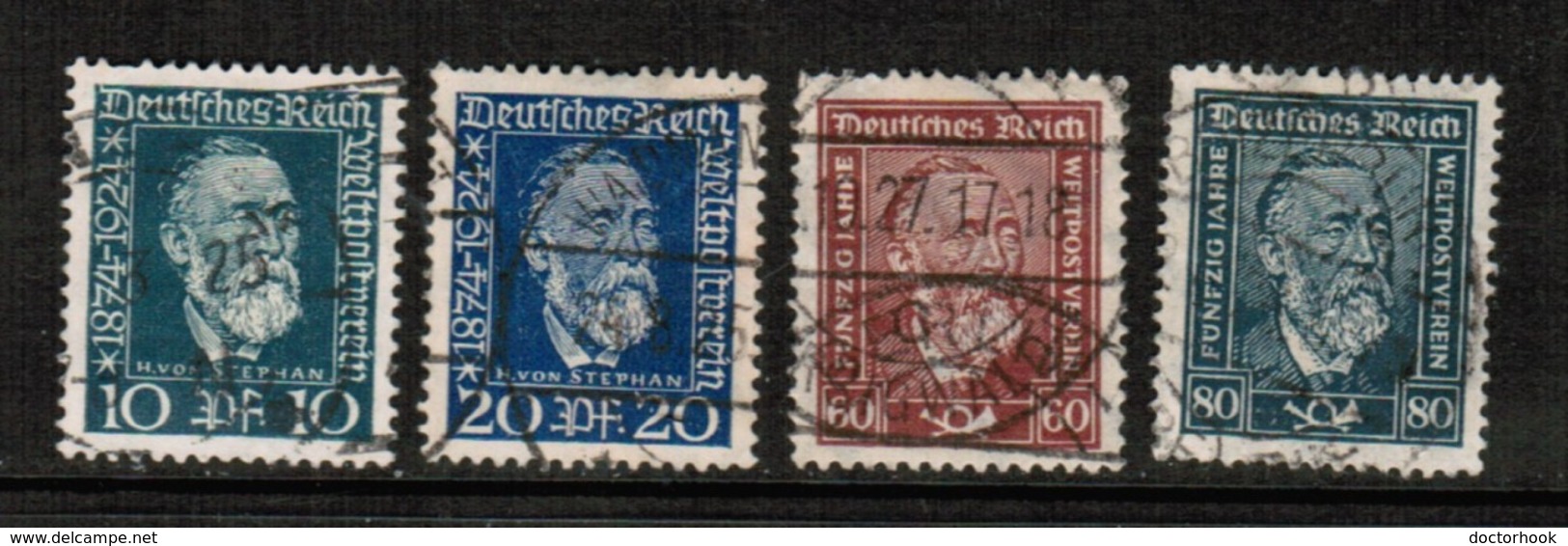 GERMANY  Scott # 340-3 VF USED (Stamp Scan # 460) - Used Stamps