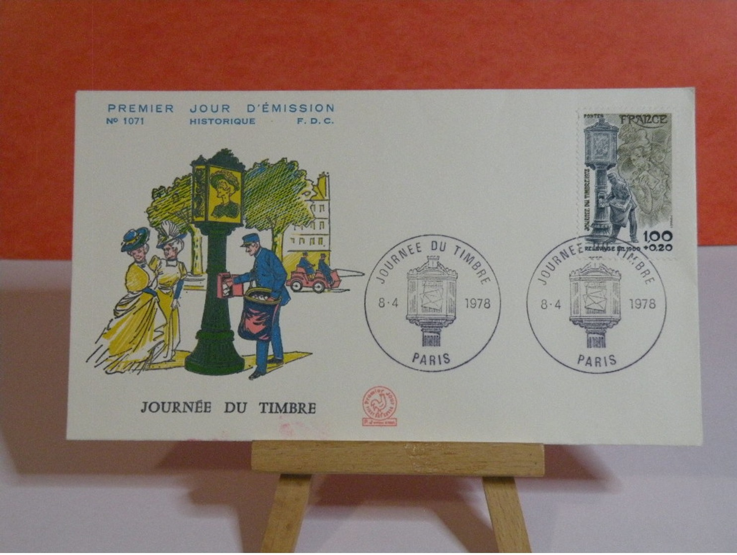 Journée Du Timbre 1978 - Paris - 8.4.1978 FDC 1er Jour N°1071- Coté 3€ - 1970-1979