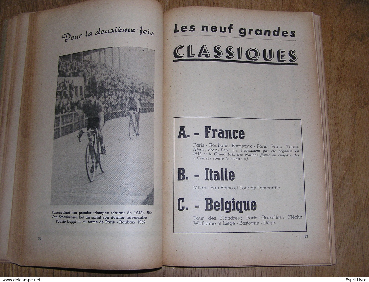 LE CYCLISME 9 ème Supplément 1952 Beving Van Laethem Course Cycliste Résultat Coureur Tour France Italie Belgique