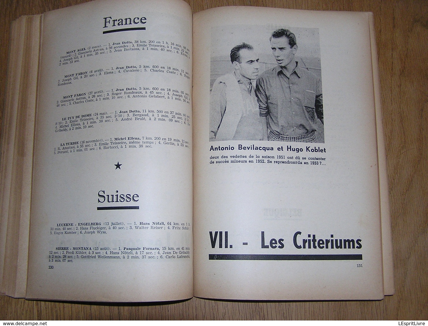 LE CYCLISME 9 ème Supplément 1952 Beving Van Laethem Course Cycliste Résultat Coureur Tour France Italie Belgique