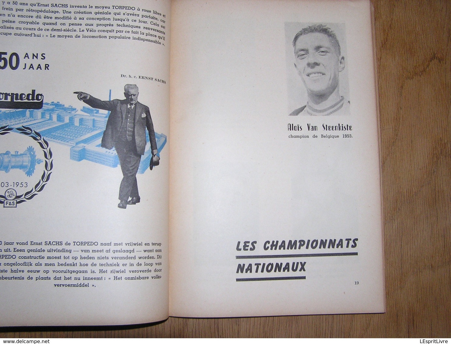 LE CYCLISME 10 ème Supplément 1953 Beving Van Laethem Course Cycliste Résultat Coureur Tour France Italie Belgique Sachs