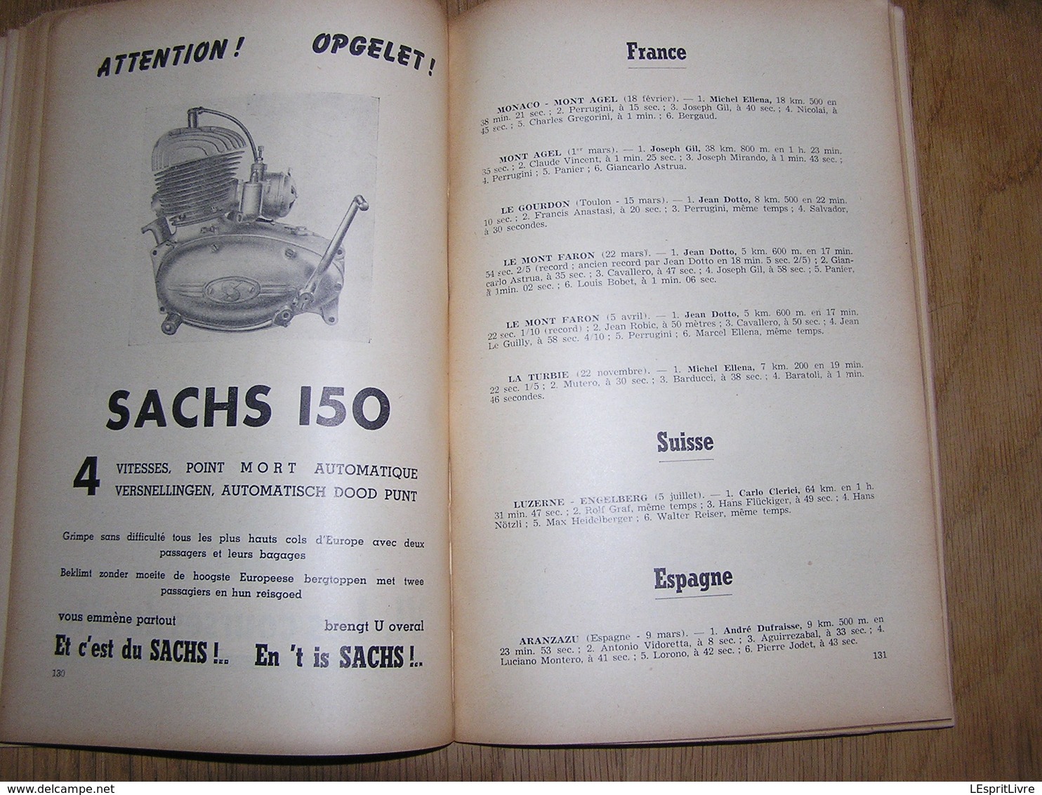 LE CYCLISME 10 ème Supplément 1953 Beving Van Laethem Course Cycliste Résultat Coureur Tour France Italie Belgique Sachs