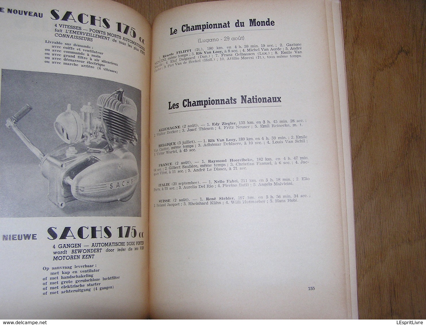 LE CYCLISME 10 ème Supplément 1953 Beving Van Laethem Course Cycliste Résultat Coureur Tour France Italie Belgique Sachs