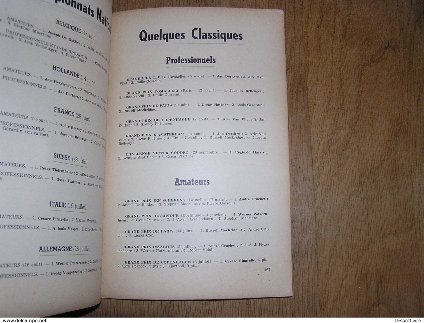 LE CYCLISME 10 ème Supplément 1953 Beving Van Laethem Course Cycliste Résultat Coureur Tour France Italie Belgique Sachs