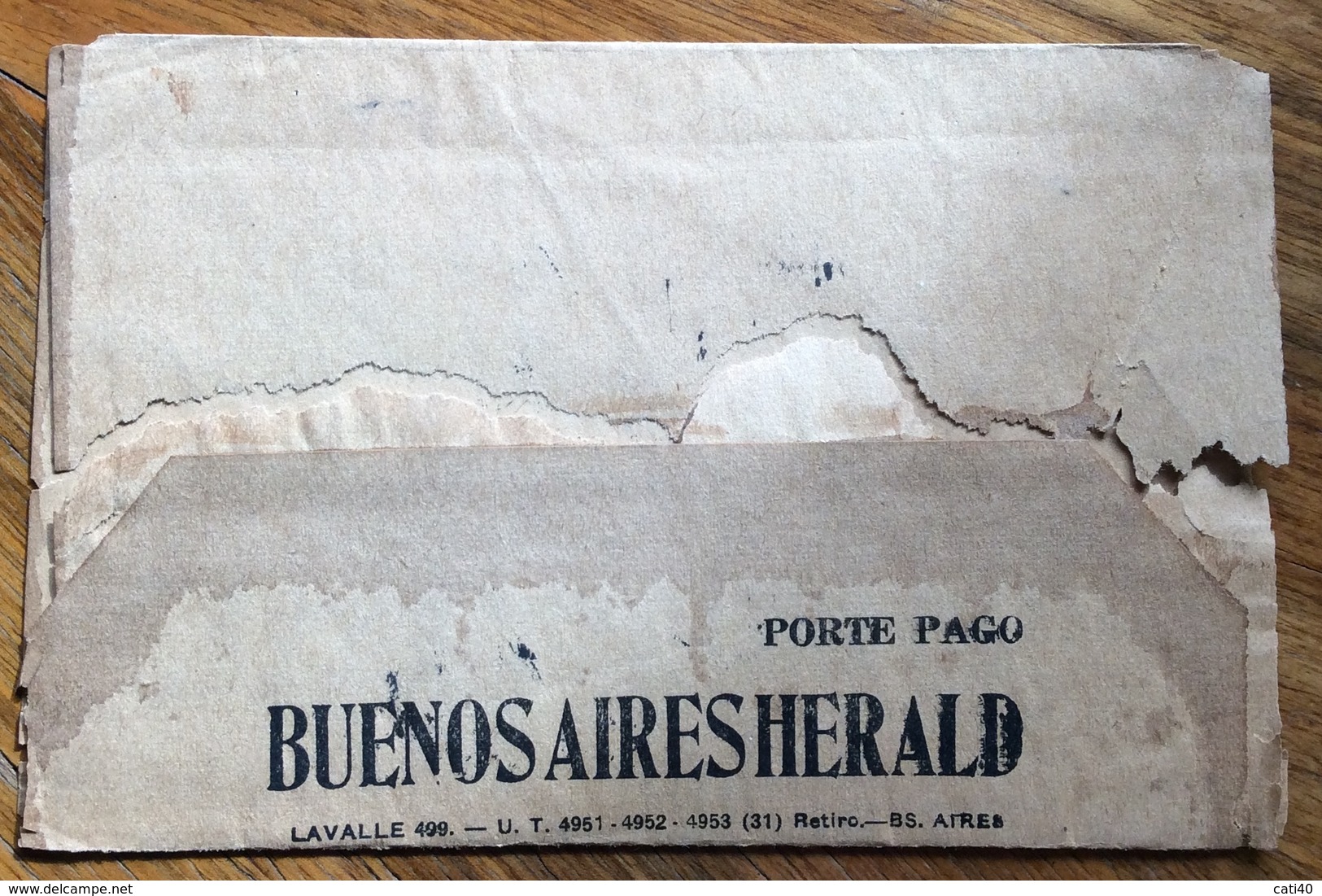 ARGENTINA  FASCETTA GIORNALE BUENOS AIRESHERALD  PORTE PAGO + 1/2 Striscia Di Tre TO CHICAGOI U.S.A. - Buenos Aires (1858-1864)