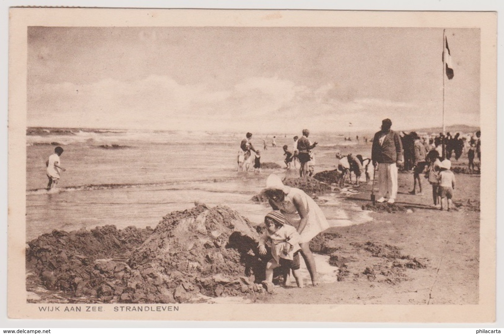 Wijk Aan Zee - Strandleven Met Volk - 1933 - Wijk Aan Zee