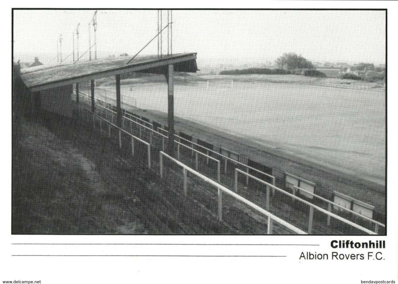 Scotland, COATBRIDGE, Cliftonhill, Albion Rovers F.C. (1990s) Stadium Postcard - Soccer