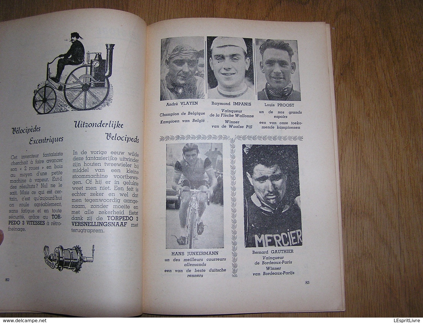 LE CYCLISME 14 ème Supplément 1957 Beving Van Laethem Course Cycliste Résultat Coureur Tour France Italie Belgique