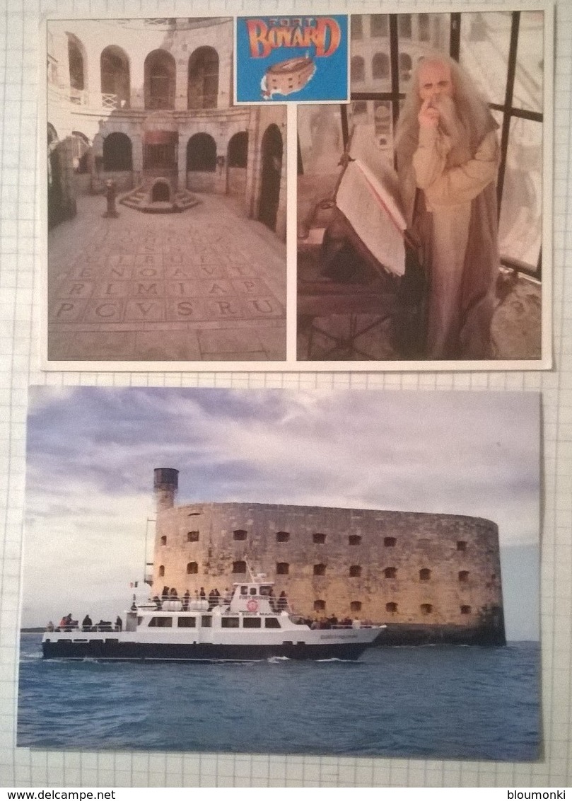 Lot De 3 Cartes Postales / FORT BOYARD - Denkmäler