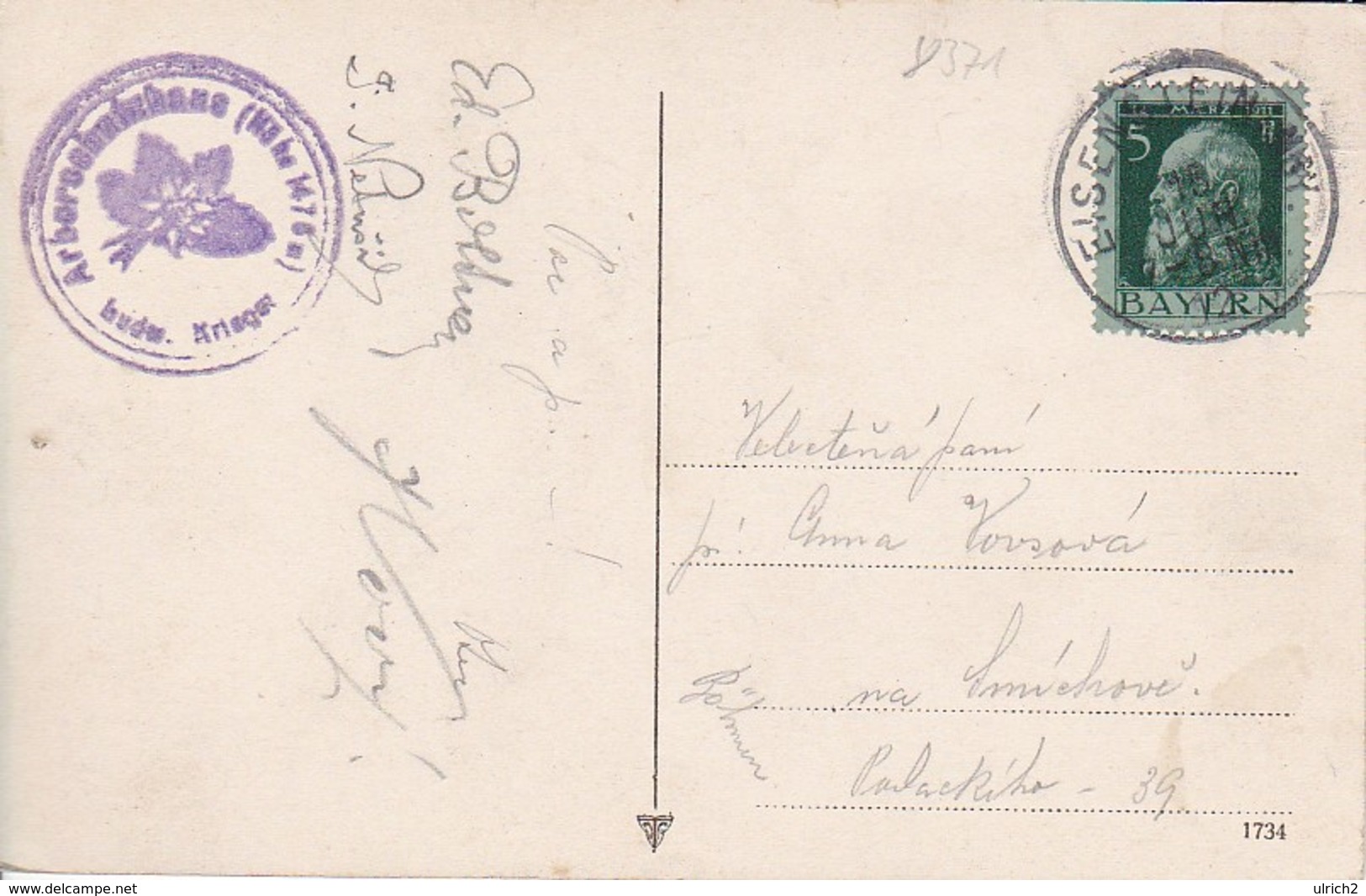 AK Bayr. Wald - Arber-Schutzhütte Mit Blick Nach Bayr. Eisenstein - 1912 (39761) - Regen