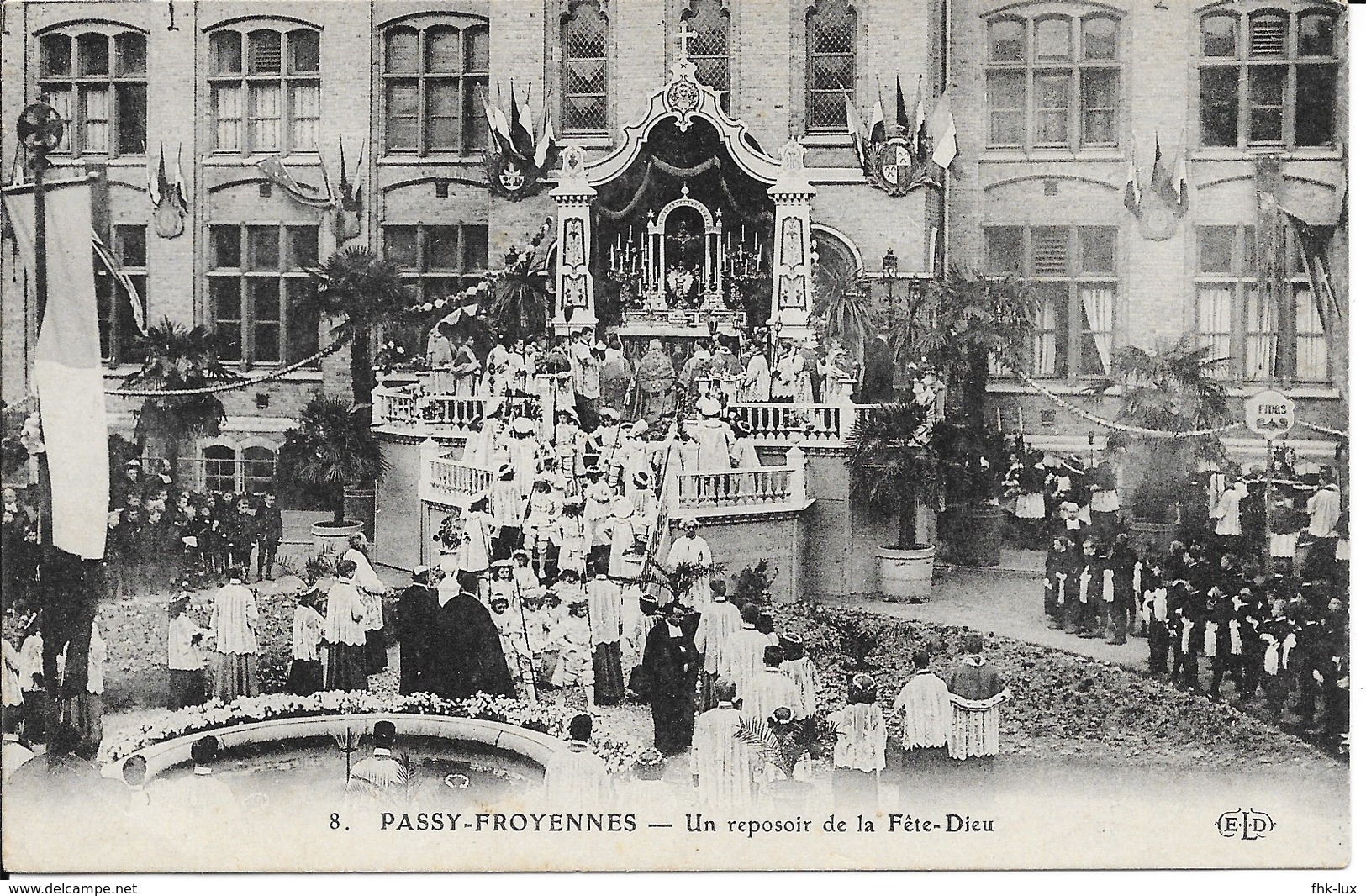 CARTE POSTALE  ANCIENNE  PASSY - FROYENNES       -  BELGIQUE - Doornik