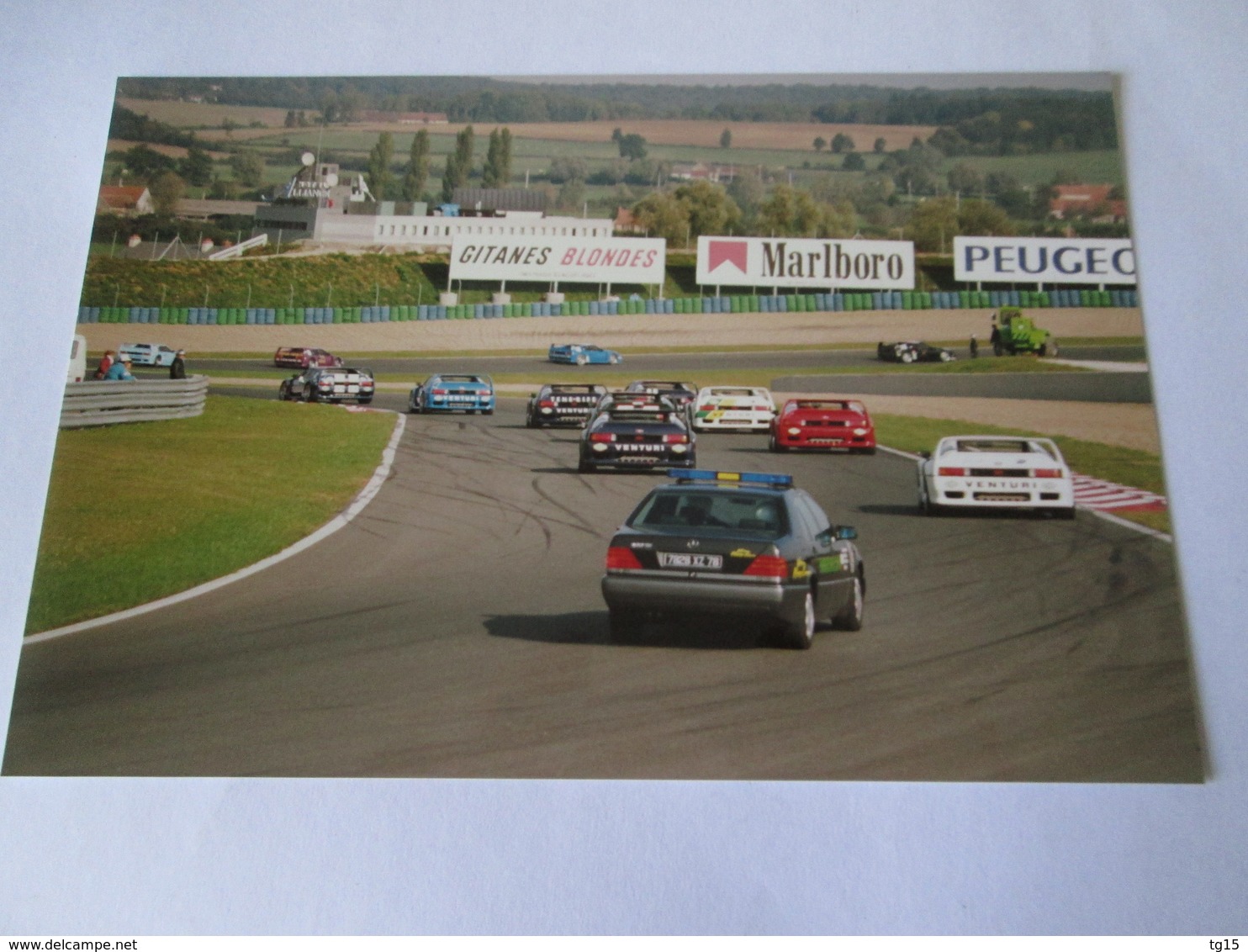 PHOTO  VENTURI  400  TROPHY  MAGNY COURS 1992  15X10 Cm - Coches