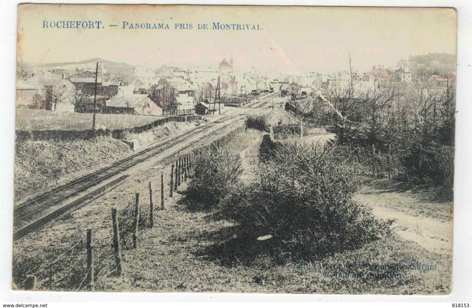 ROCHEFORT - PANORAMA PRIS DE MONTRIVAL 1911  Marco Marcovici - Rochefort