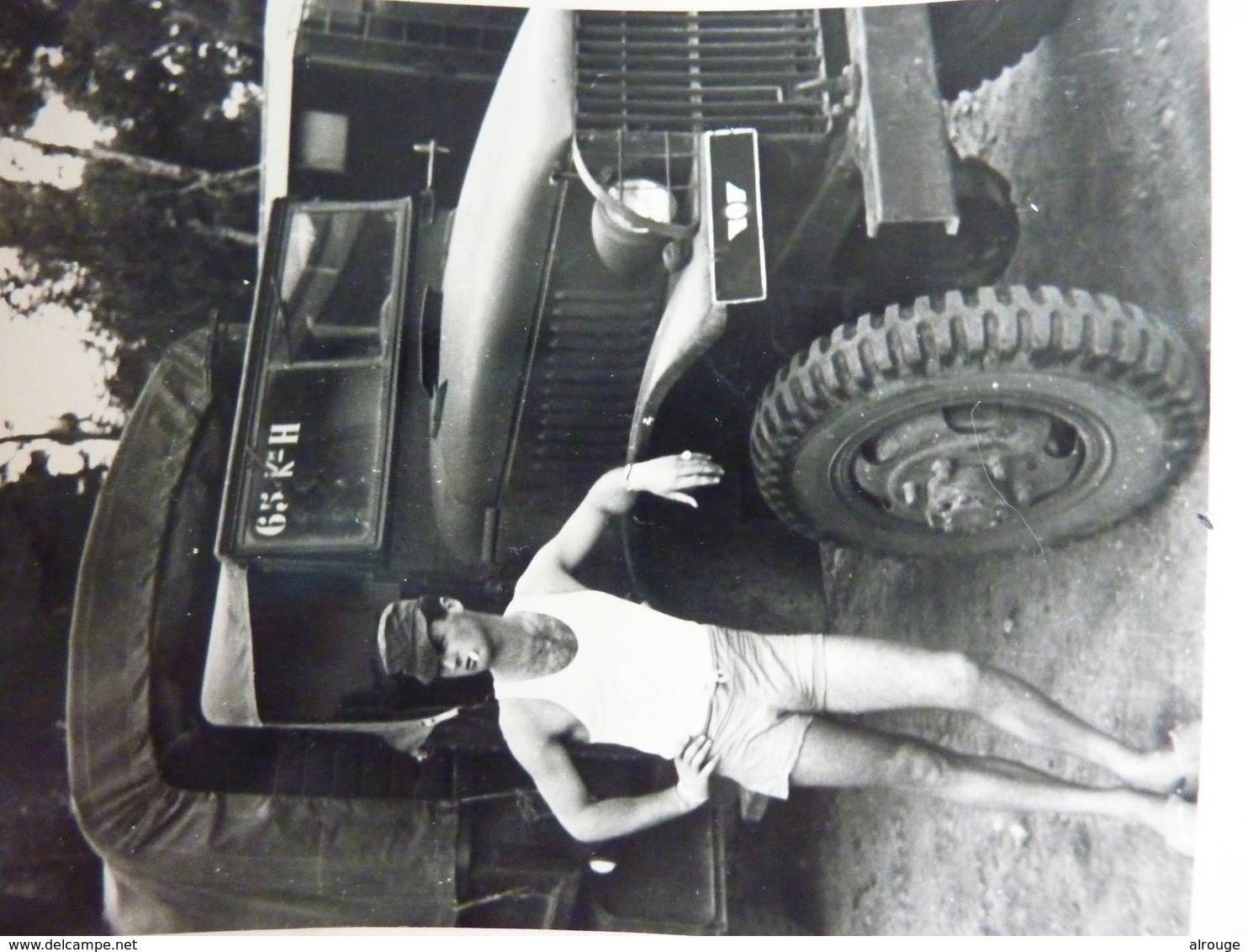 Constantine Soldat Avec Un GMC 1959 Guerre D'Agérie - Guerre, Militaire