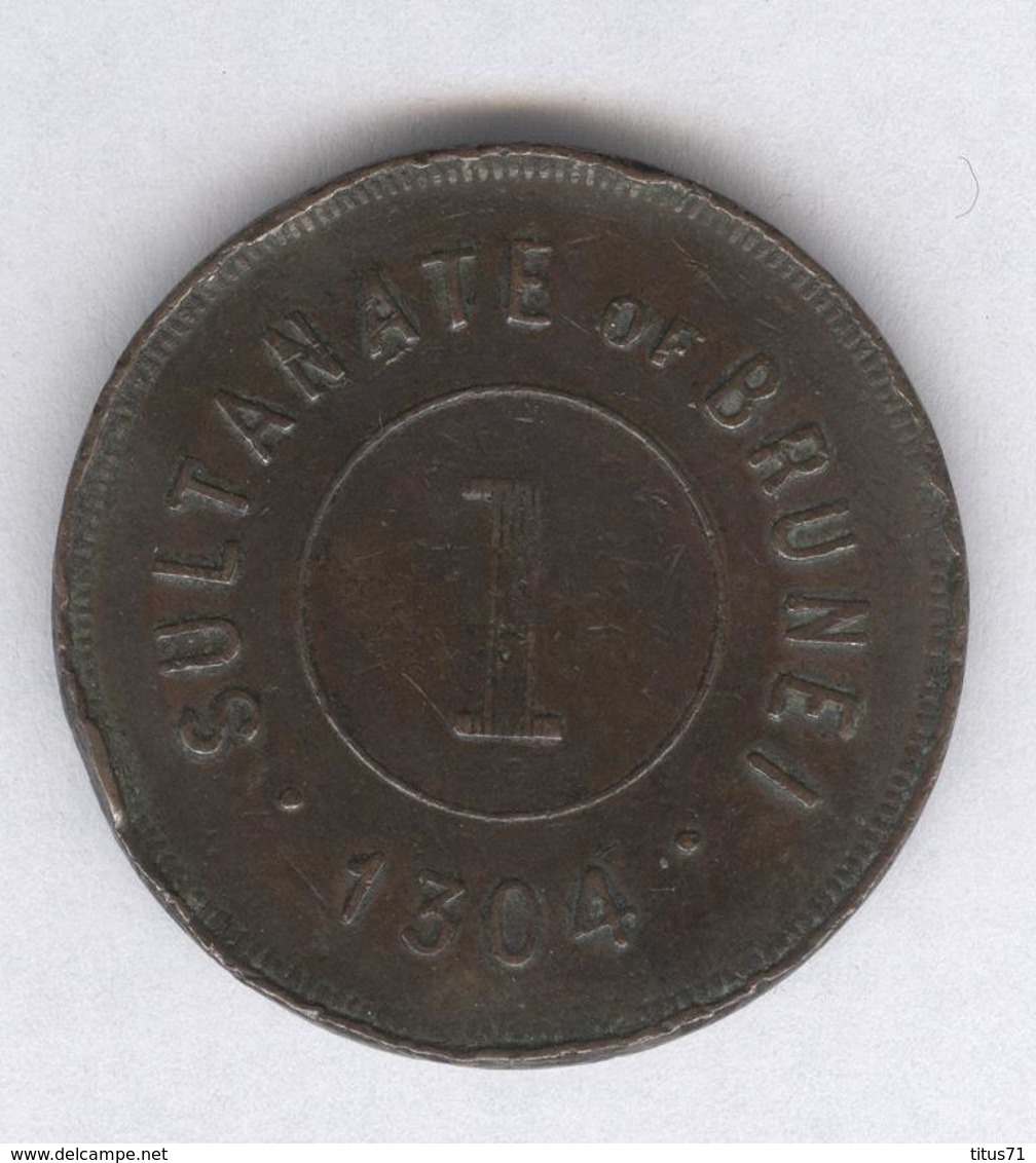 1 Cent Brunei 1886 TTB - Brunei