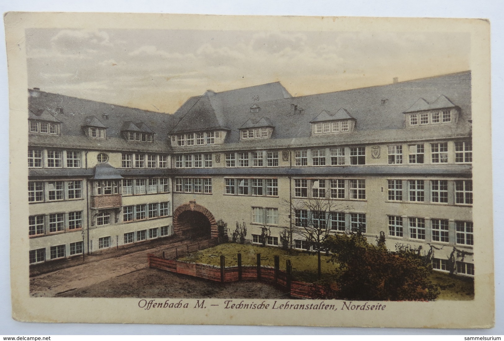 (11/1/49) Postkarte/AK "Offenbach A.M." Technische Lehranstalten, Nordseite - Offenbach