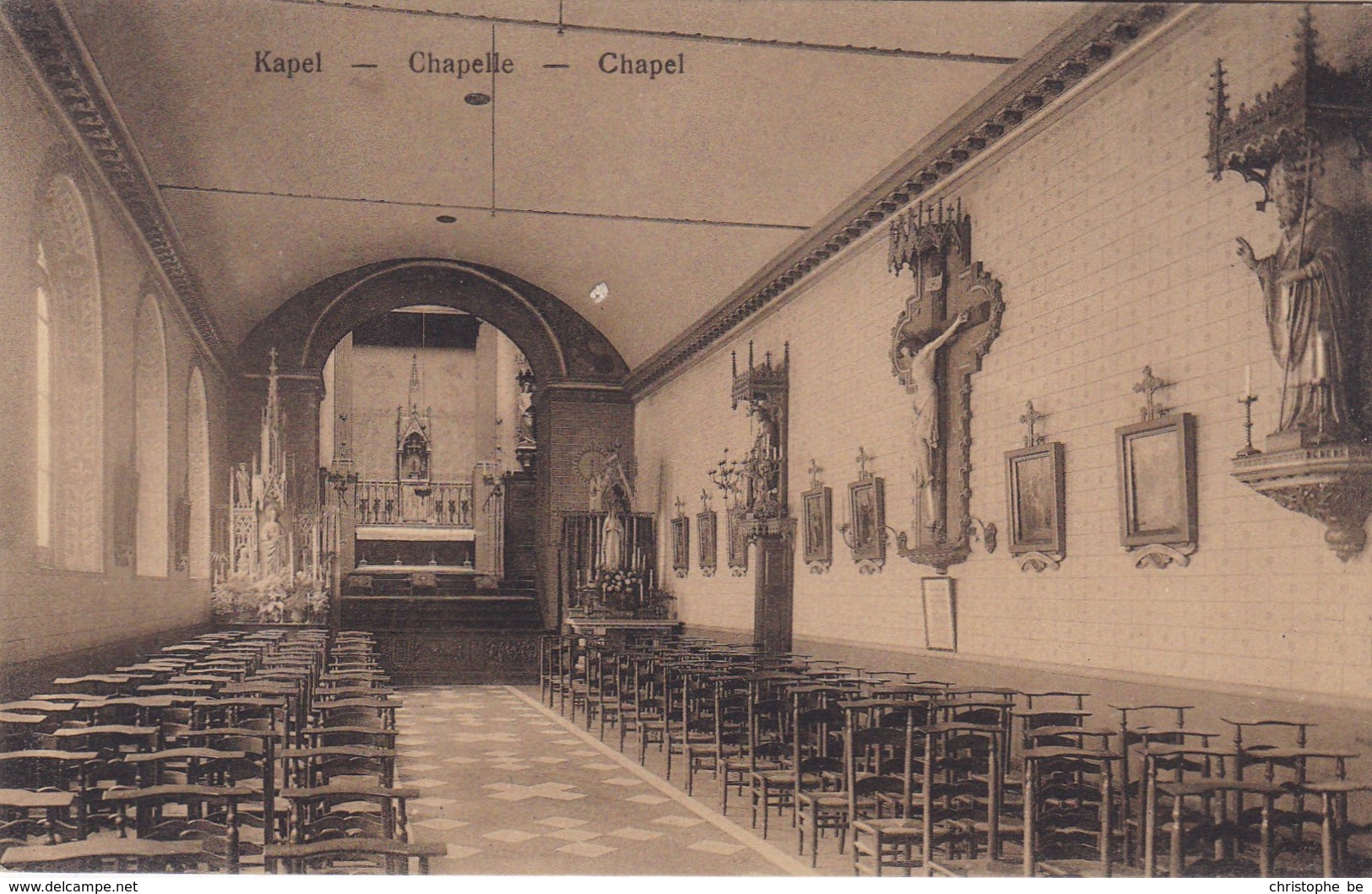 Ruiselede, Ruysselede, Kostschool O.L.V Der VII Weeën, Kapel (pk56336) - Ruiselede