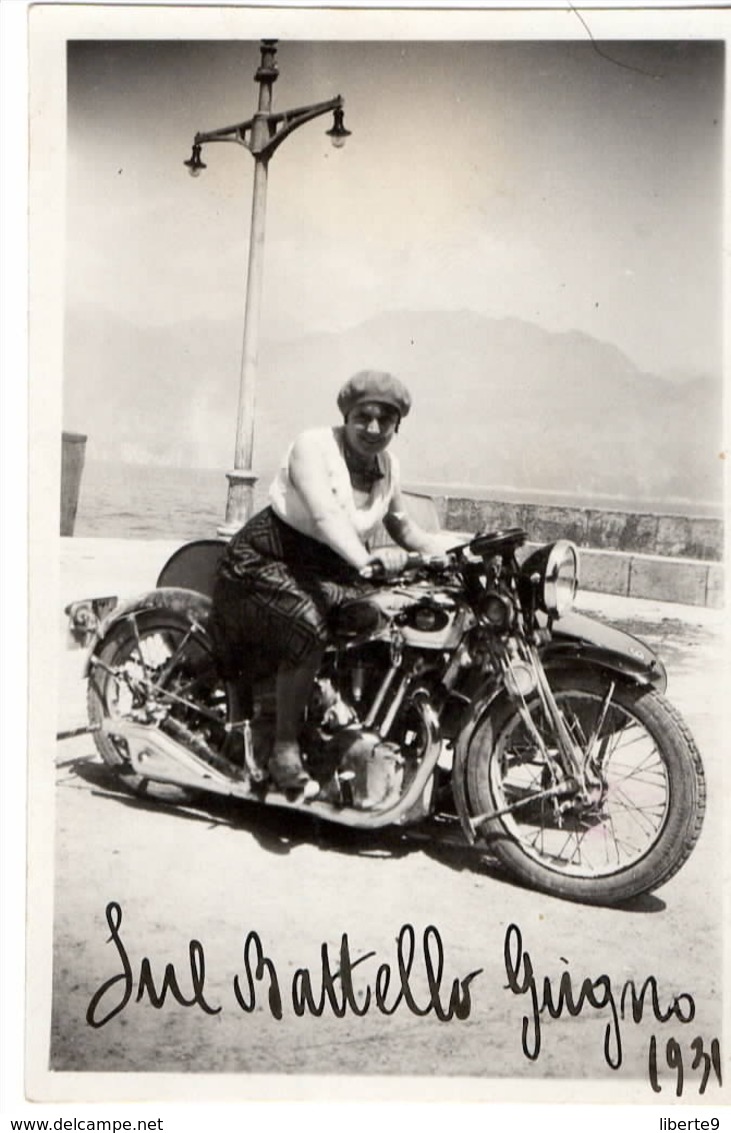 Moto 1931 - Pte Photo 5.5x8.5cm Triumph ? - Cars