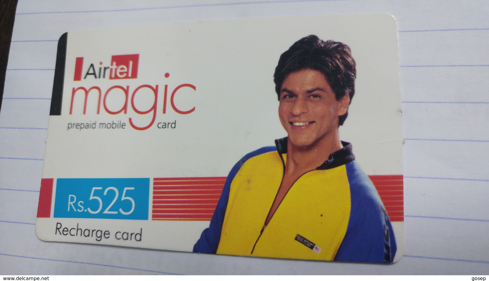 India-airtel Magic-(77)(rs.525)(new Delhi)(0293381588217856)(look Out Side)used Card+1 Card Prepiad Free - India