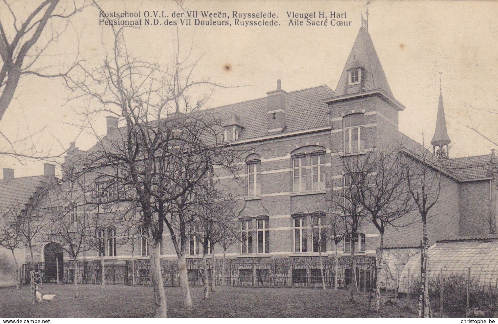 Ruiselede, Ruysselede, Kostschool O.L.V Der VII Weeën, Vleugel H Hart (pk56358) - Ruiselede