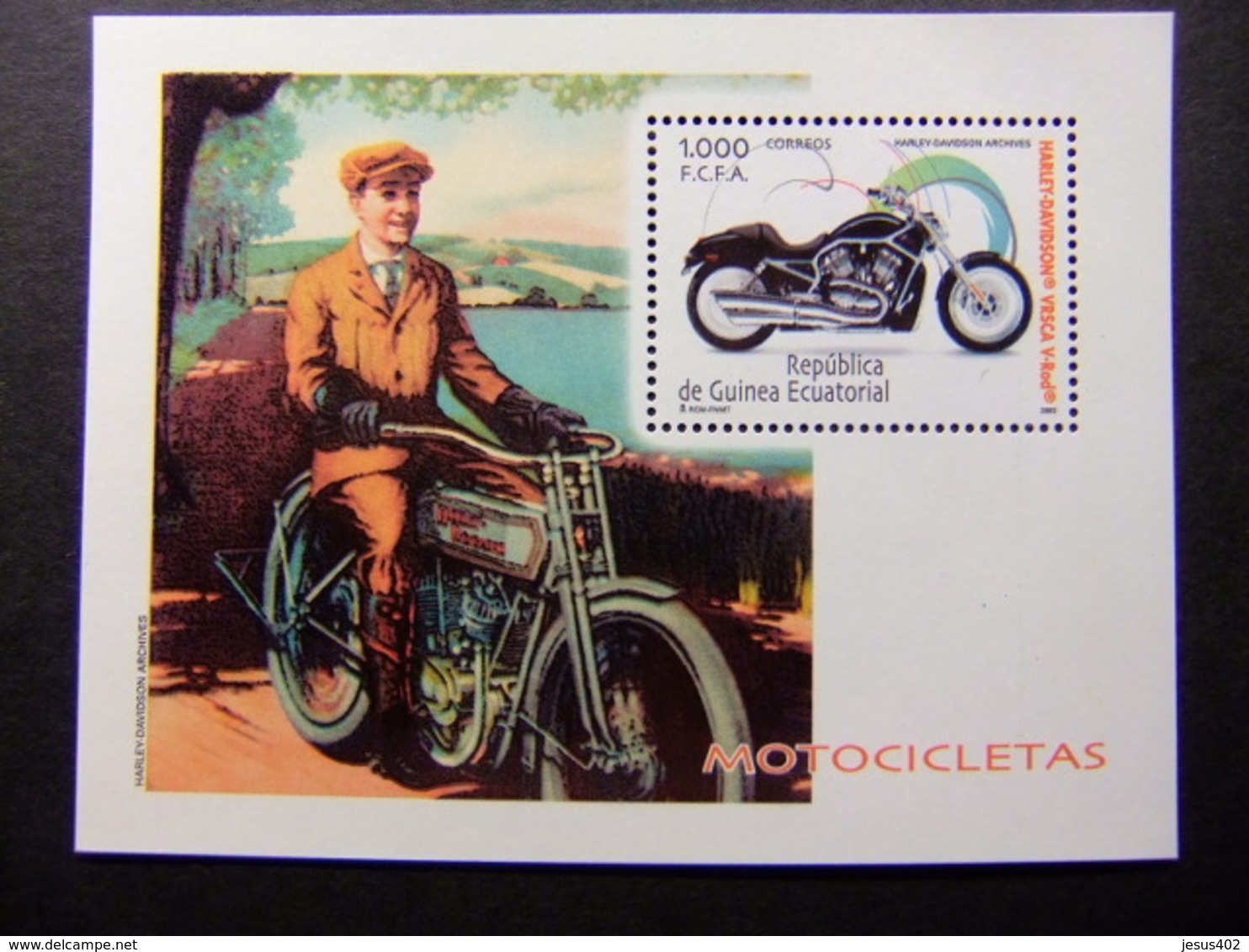 Guinea Ecuatorial 2004 Motocicleta Clasica Edifil 329 ** MNH - Guinea Ecuatorial