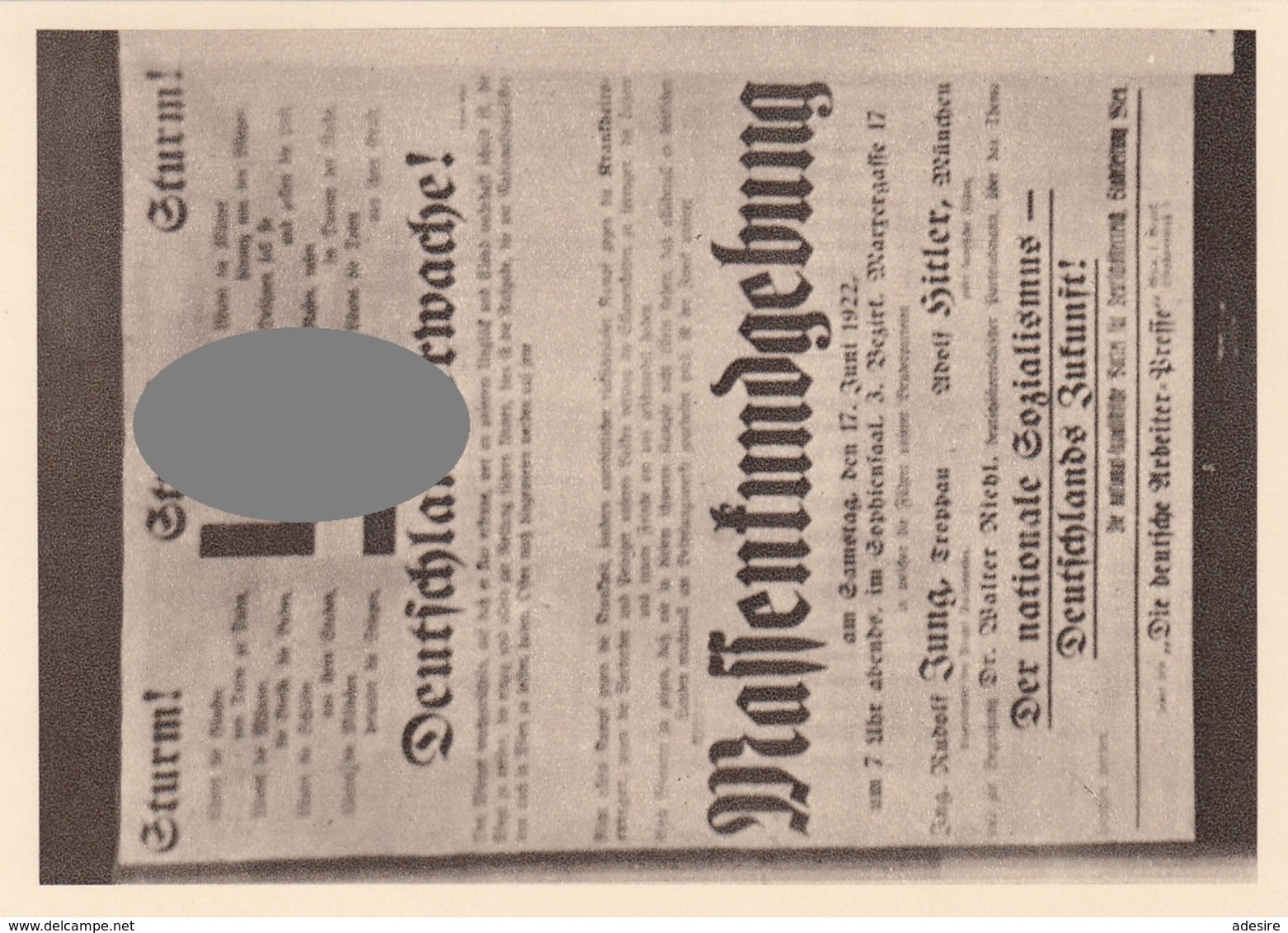 DEUTSCHES REICH 1943/44 - MASSENKUNDGEBUNG - GROSSAUSSTELLUNG 1918, 1943/1944 - Stempel Wien Messepallast Mit Deut ... - Covers & Documents