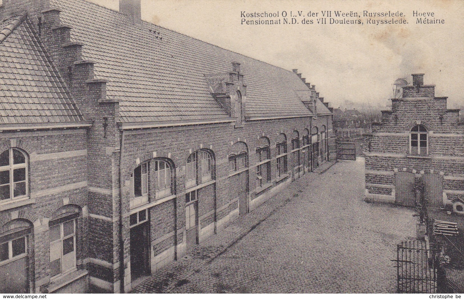 Ruiselede, Ruysselede, Kostschool O.L.V Der VII Weeën, Hoeve (pk56373) - Ruiselede