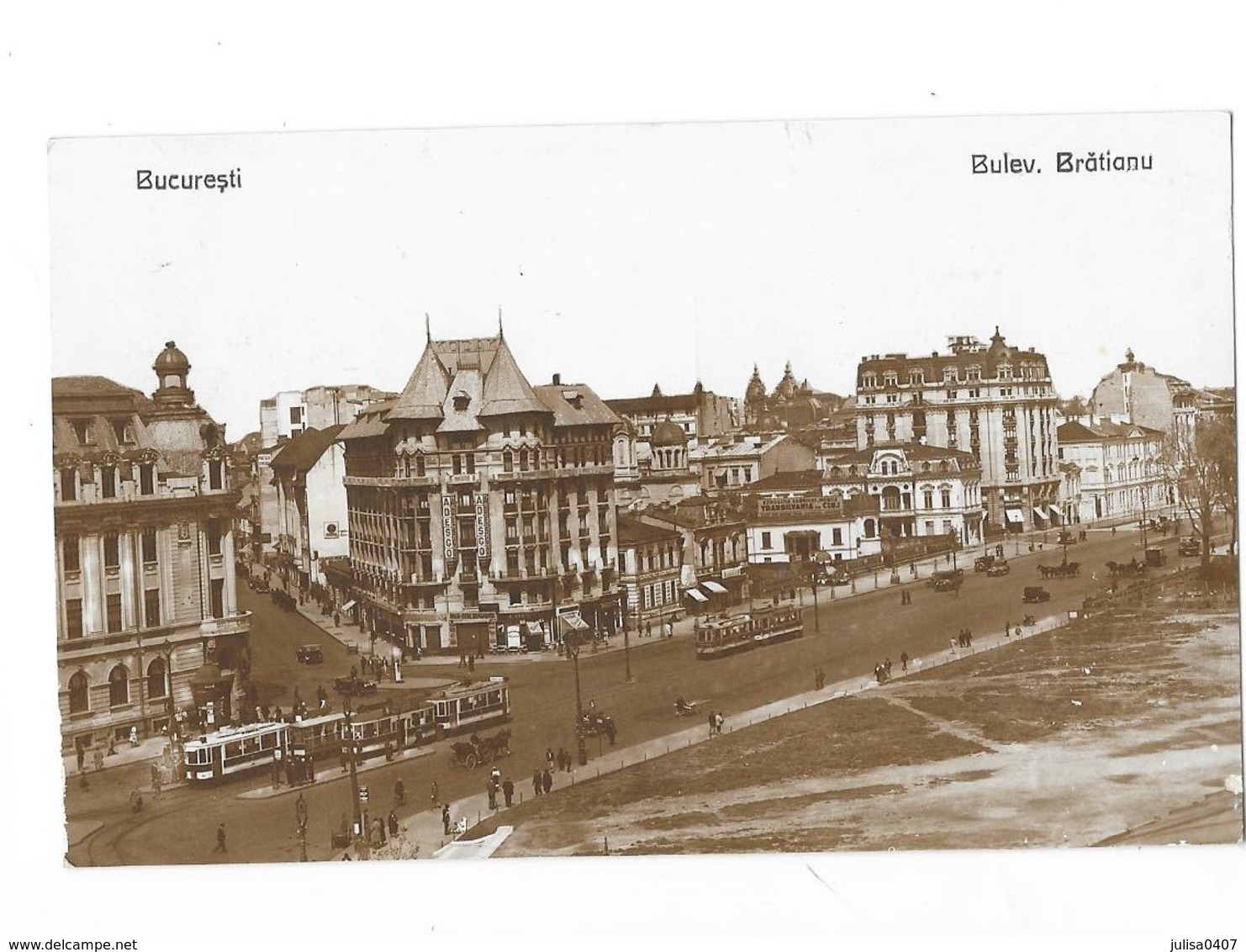 BUCURESTI BUCAREST (Roumanie) Bulev Bratianu - Romania