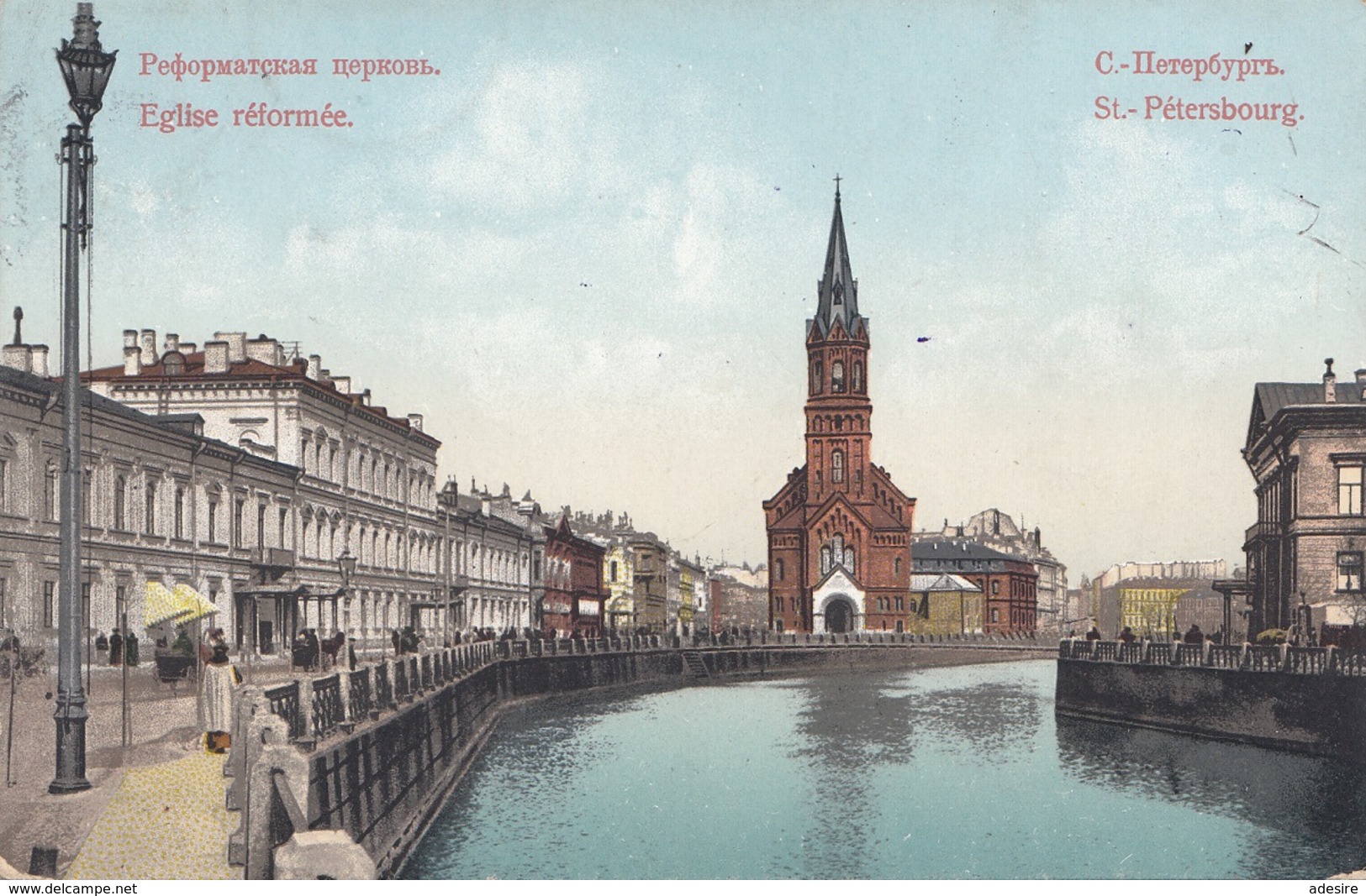 ST. PETERSBOURG - Eglise Réformée, Gel.1908 N.Berlin - Russia