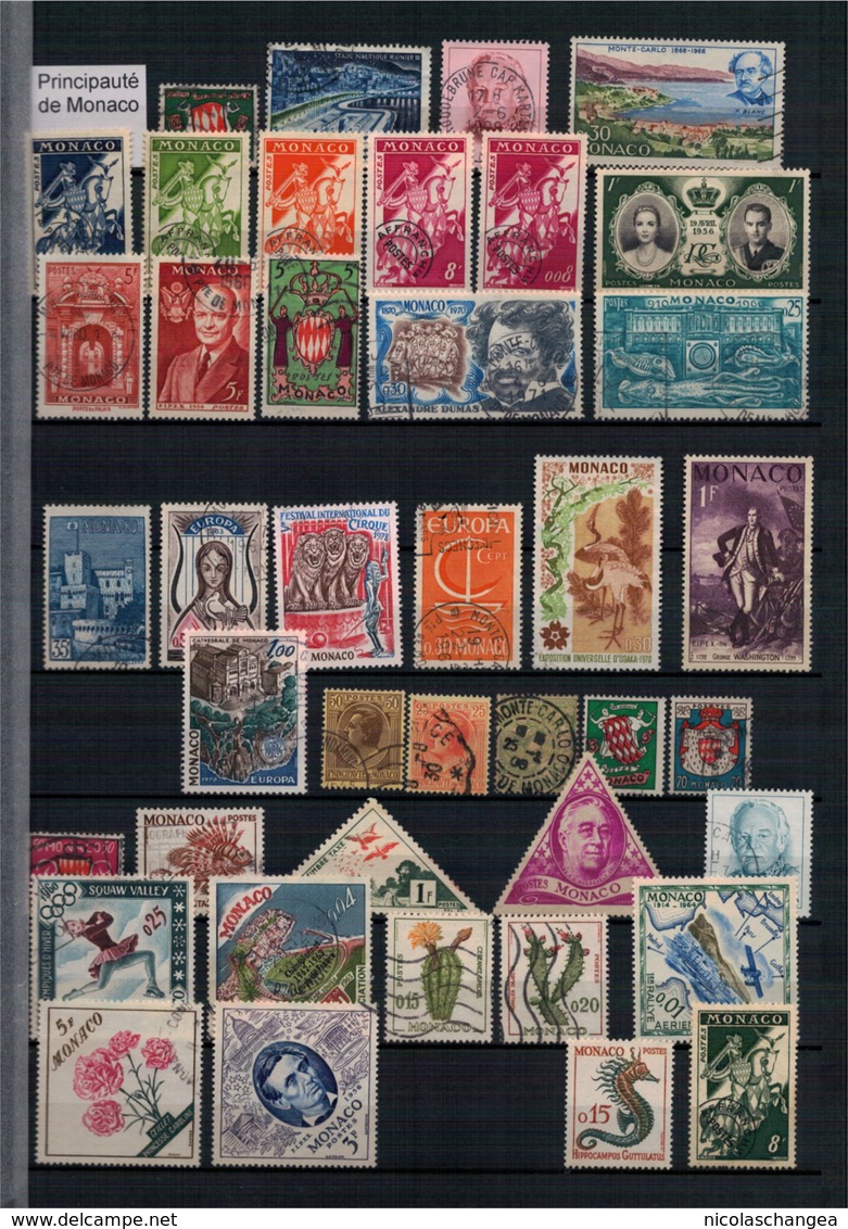 Lot Timbres Monaco, à Voir - Collections, Lots & Séries