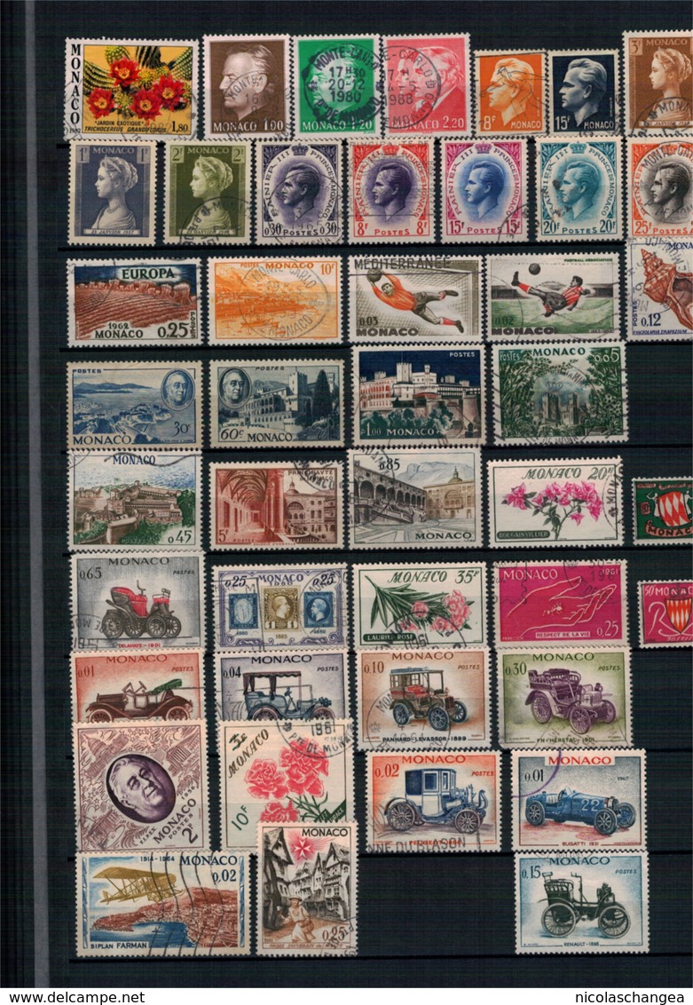 Lot Timbres Monaco, à Voir - Collections, Lots & Séries