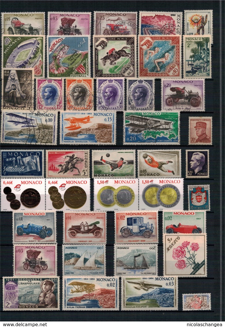 Lot Timbres Monaco, à Voir - Collections, Lots & Séries