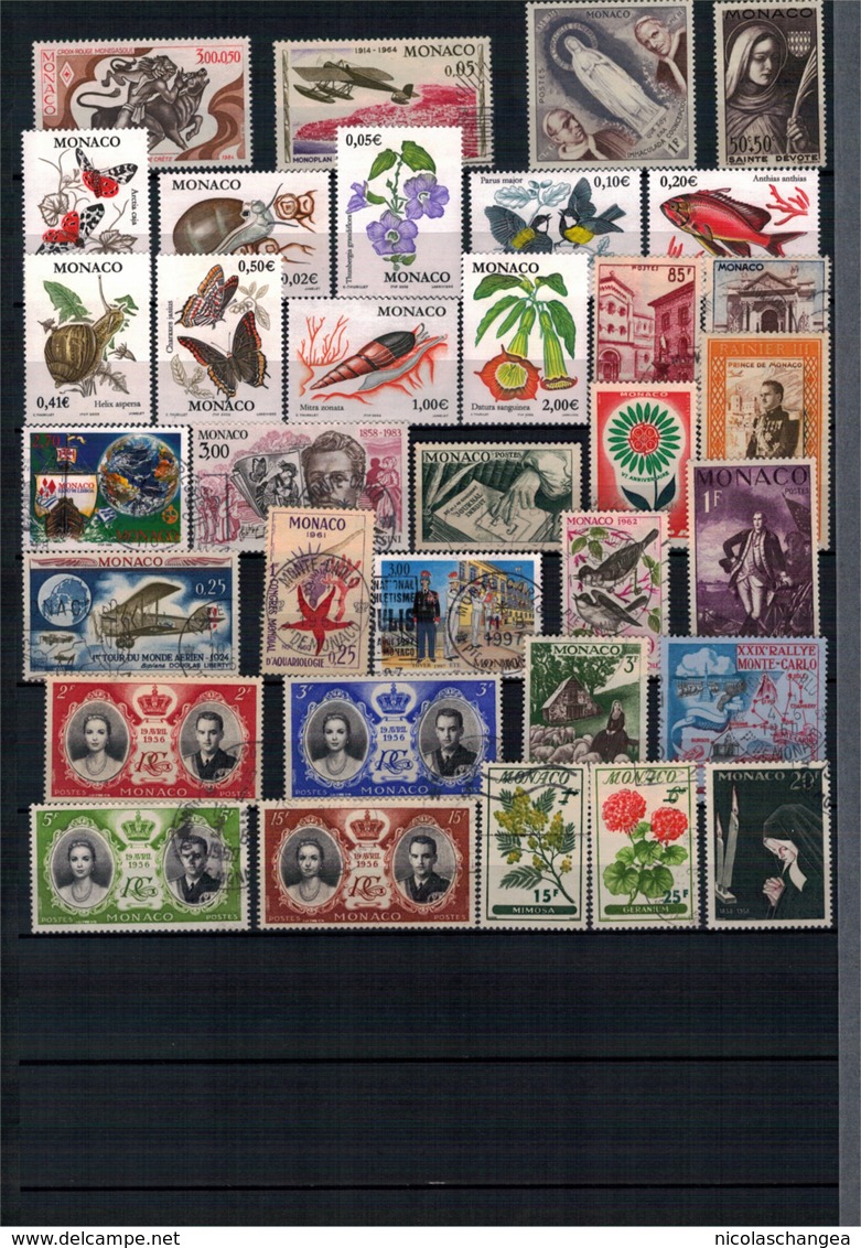 Lot Timbres Monaco, à Voir - Collections, Lots & Séries