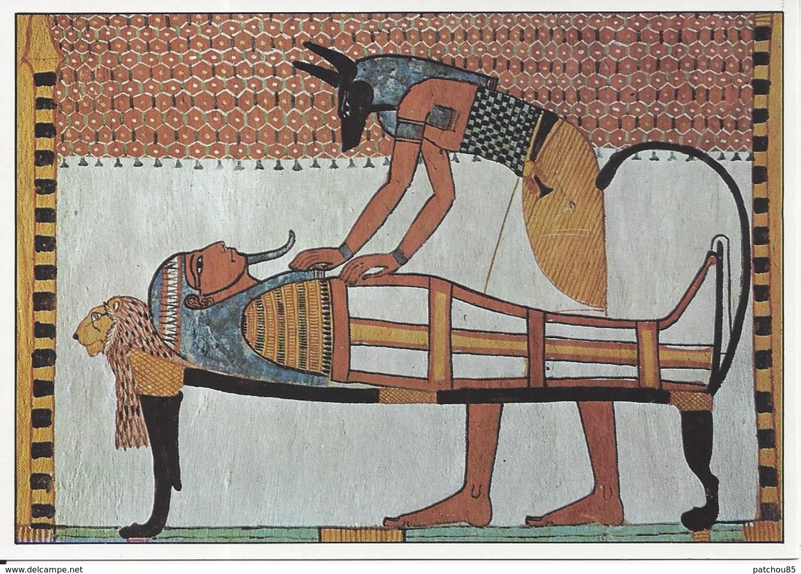 CPM   Tombe De Sennedjem Deir El-Medineh, Thèbes  Anubis Préparant La Momie - Peintures & Tableaux