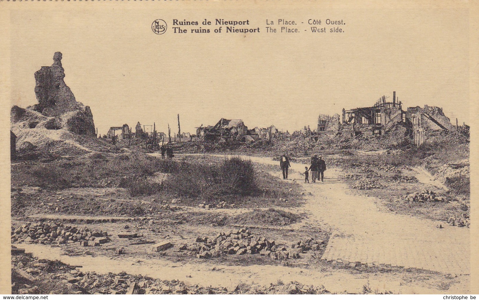 Nieuwpoort, Ruines De Nieuport, La Place, Côté Ouest (pk56415) - Nieuwpoort