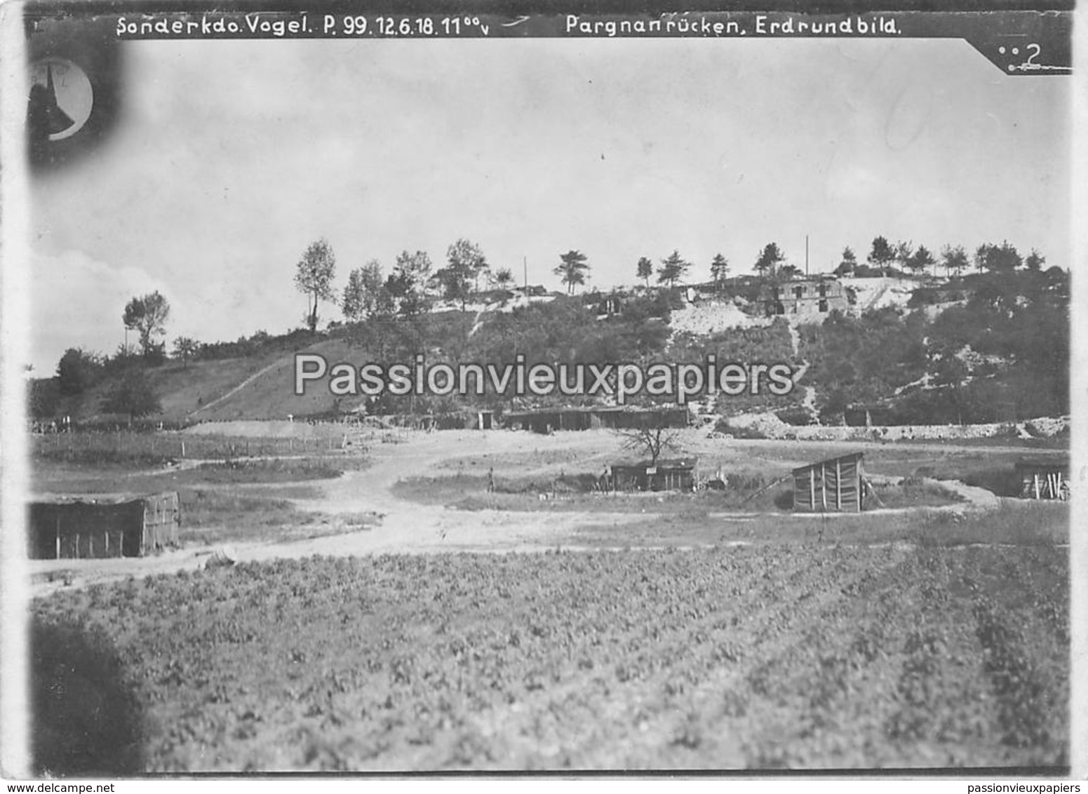 PHOTO ALLEMANDE  PARGNAN ? 1918 ? - Autres & Non Classés