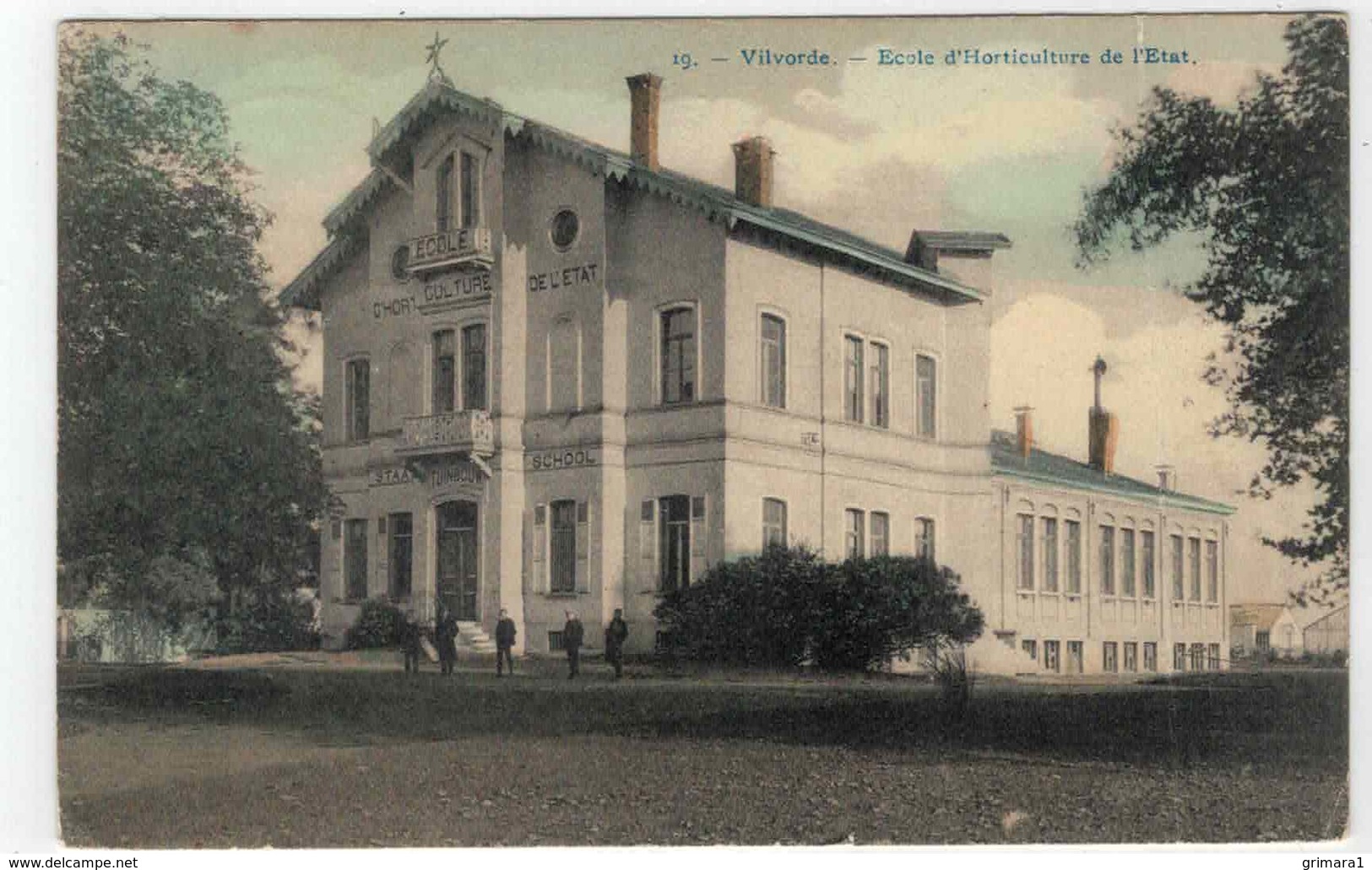 19. - Vilvorde - Ecole D'Horticulture De L'Etat 1912 (plooi Re V Boven Naar Onder Zie Scan) - Vilvoorde