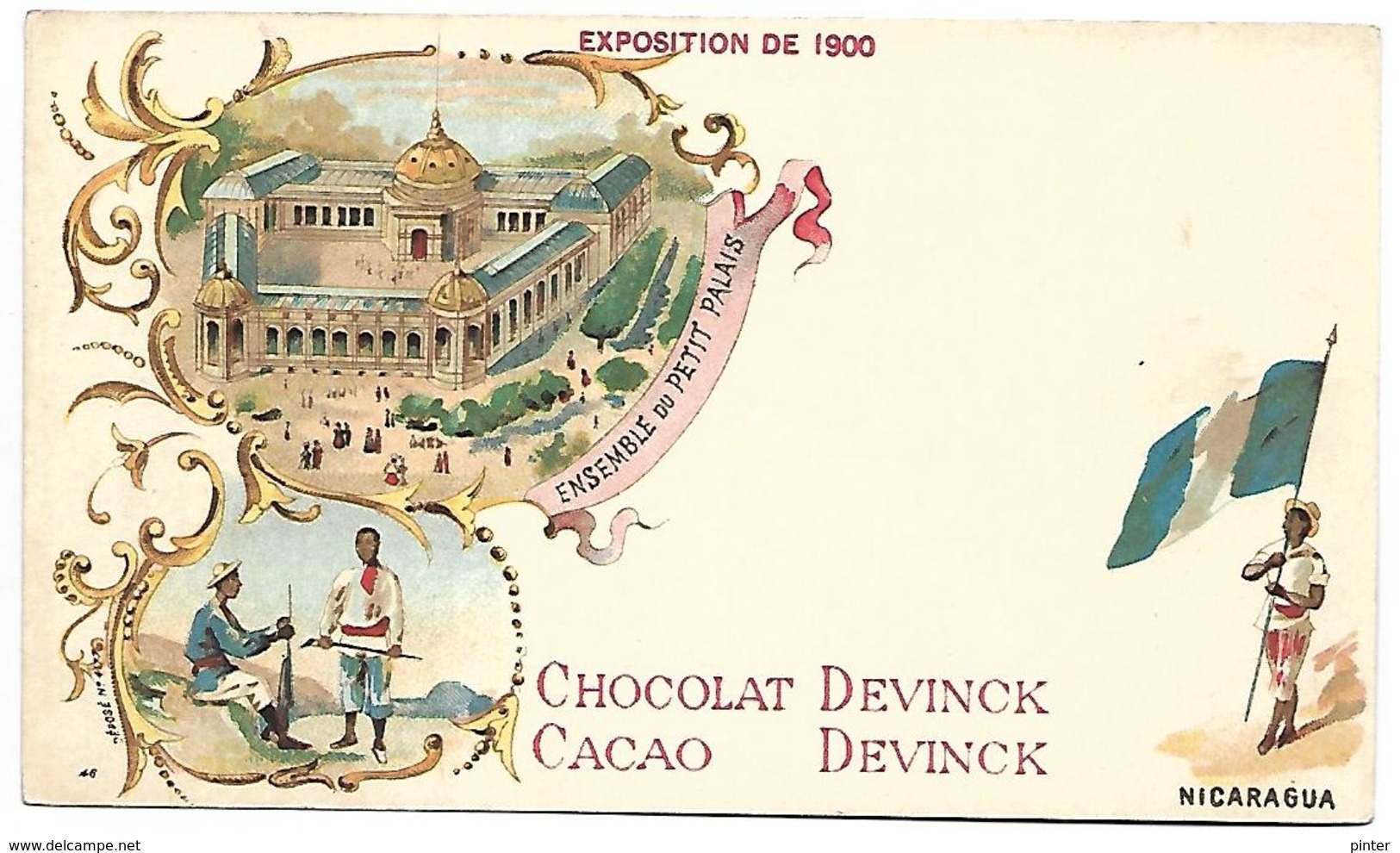 NICARAGUA - Exposition De 1900 - Chocolat DEVINCK - Nicaragua