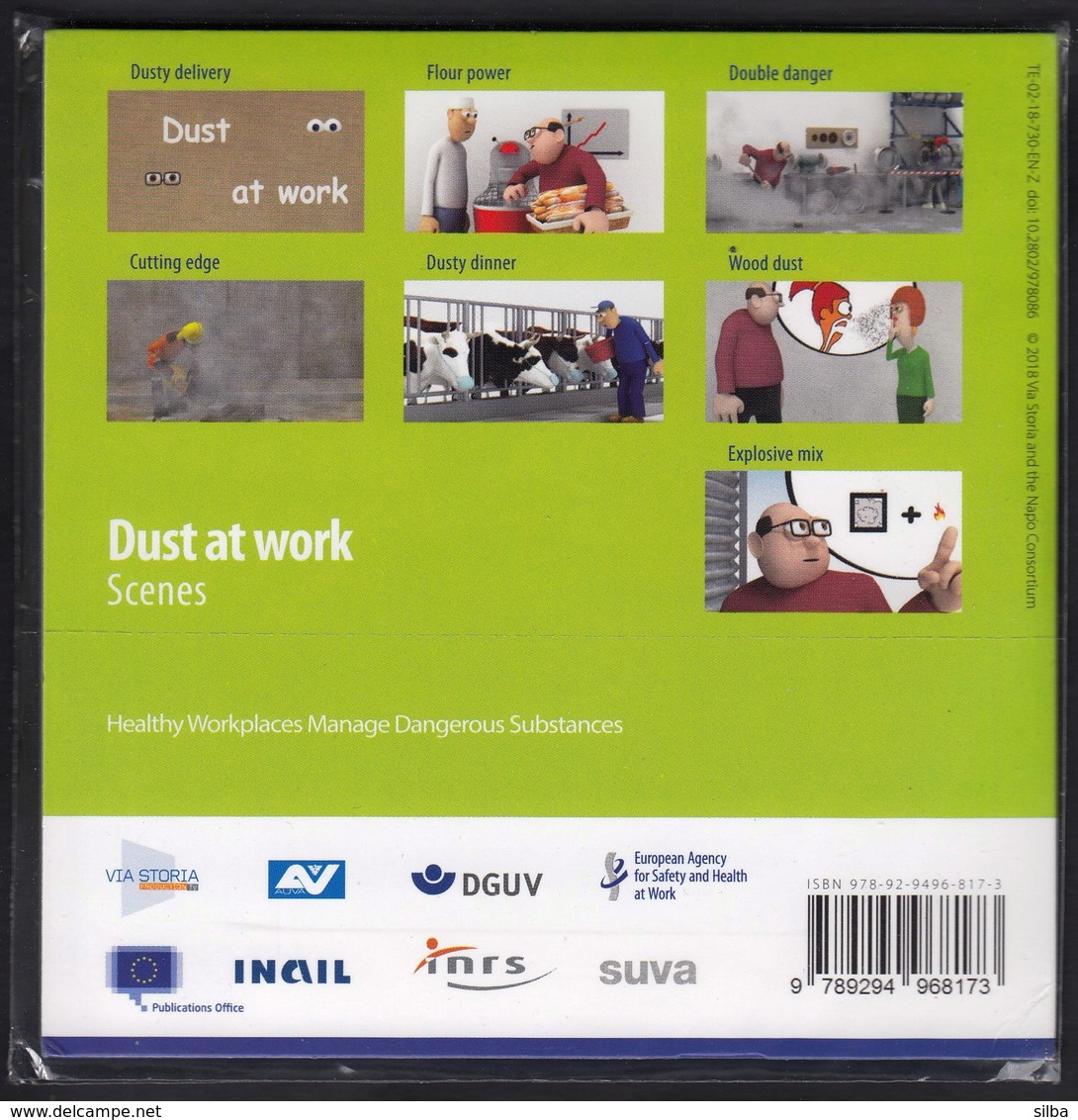 DVD / Napo In Dust At Work / Healthy Workplaces Manage Dangerous Substances - Cartoons