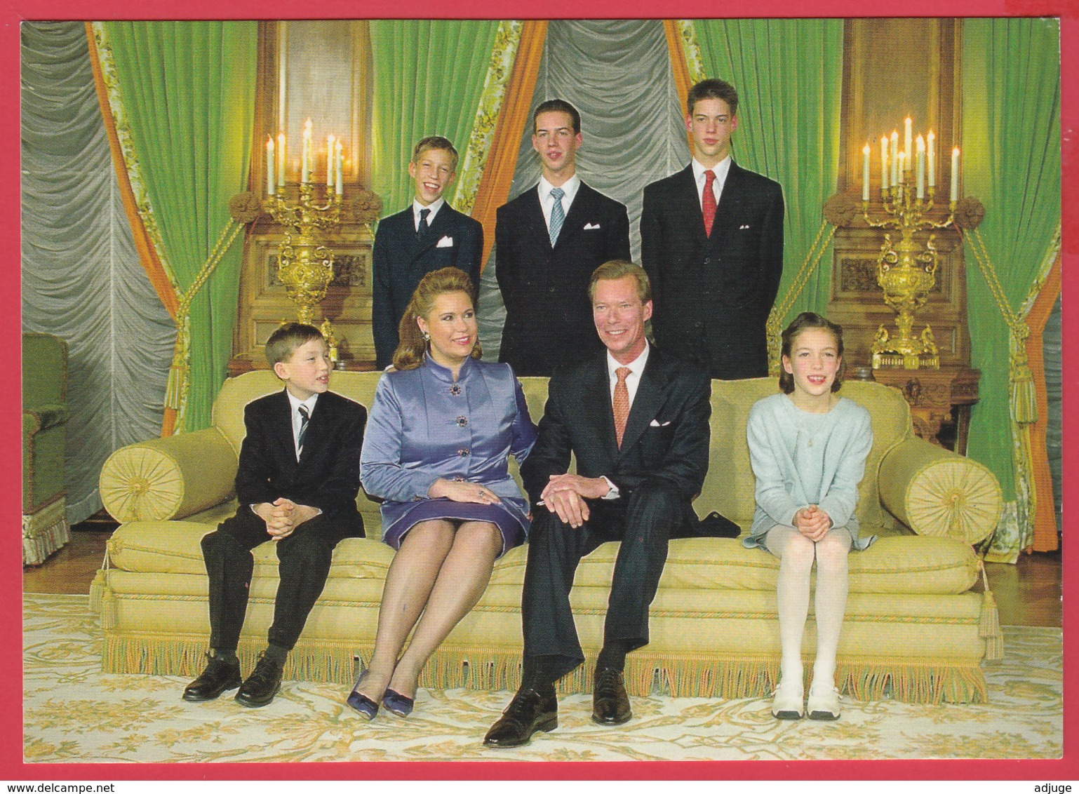 CPM- La FAMILLE GRAND-DUCALE -Le Grand DUC HENRI, La Grande-Duchesse MARIE TERESA Et Les Enfants* 2 SCANS - Famiglia Reale